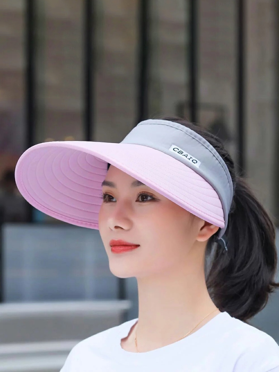 

Alexvyan Women Visor Cap, Pink