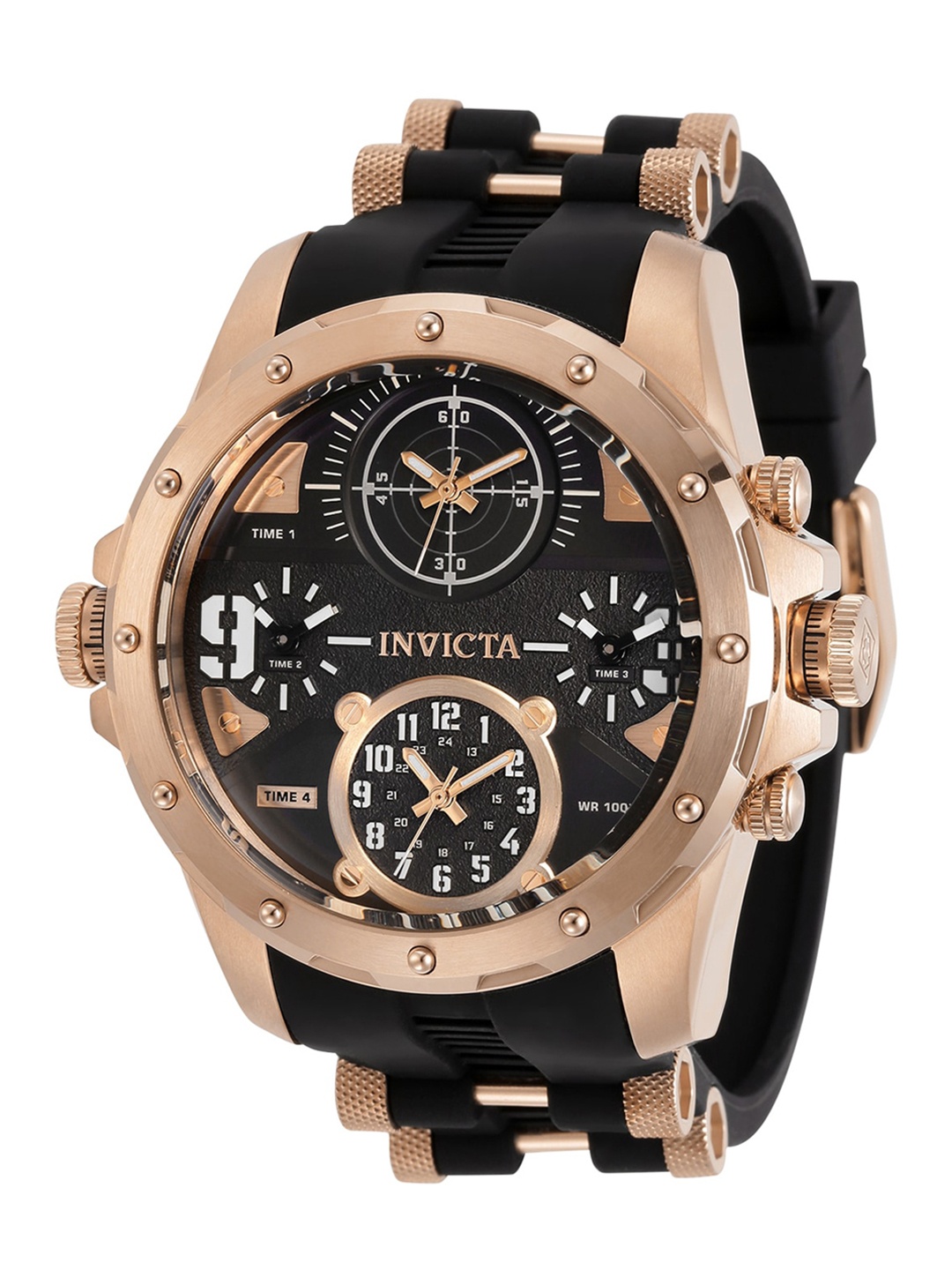 

Invicta Coalition Forces Men Dial & Straps Analogue Watch 31142, Black