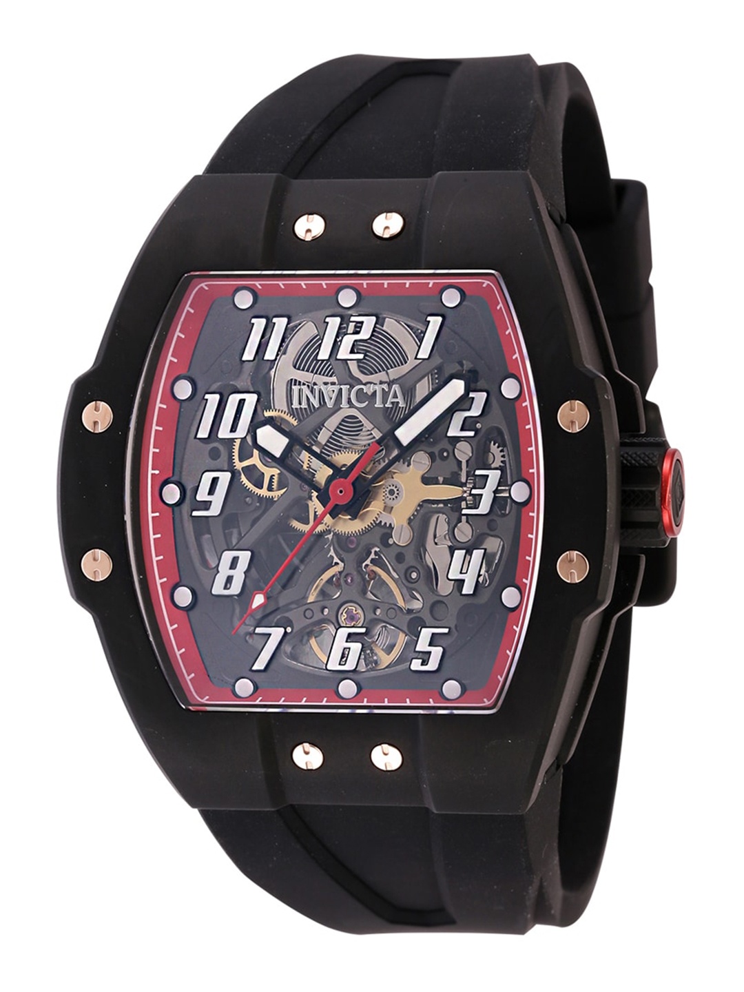 

Invicta Men JM Correa Red Dial Automatic Analog Watch 44970, Black