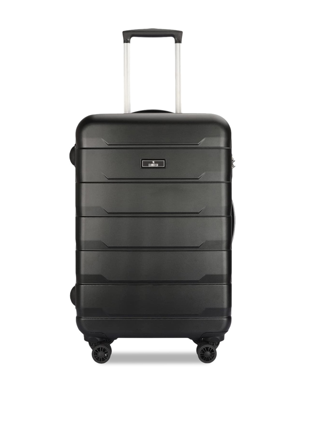 

THE CLOWNFISH Hard Sided Medium Trolley Bag, Black