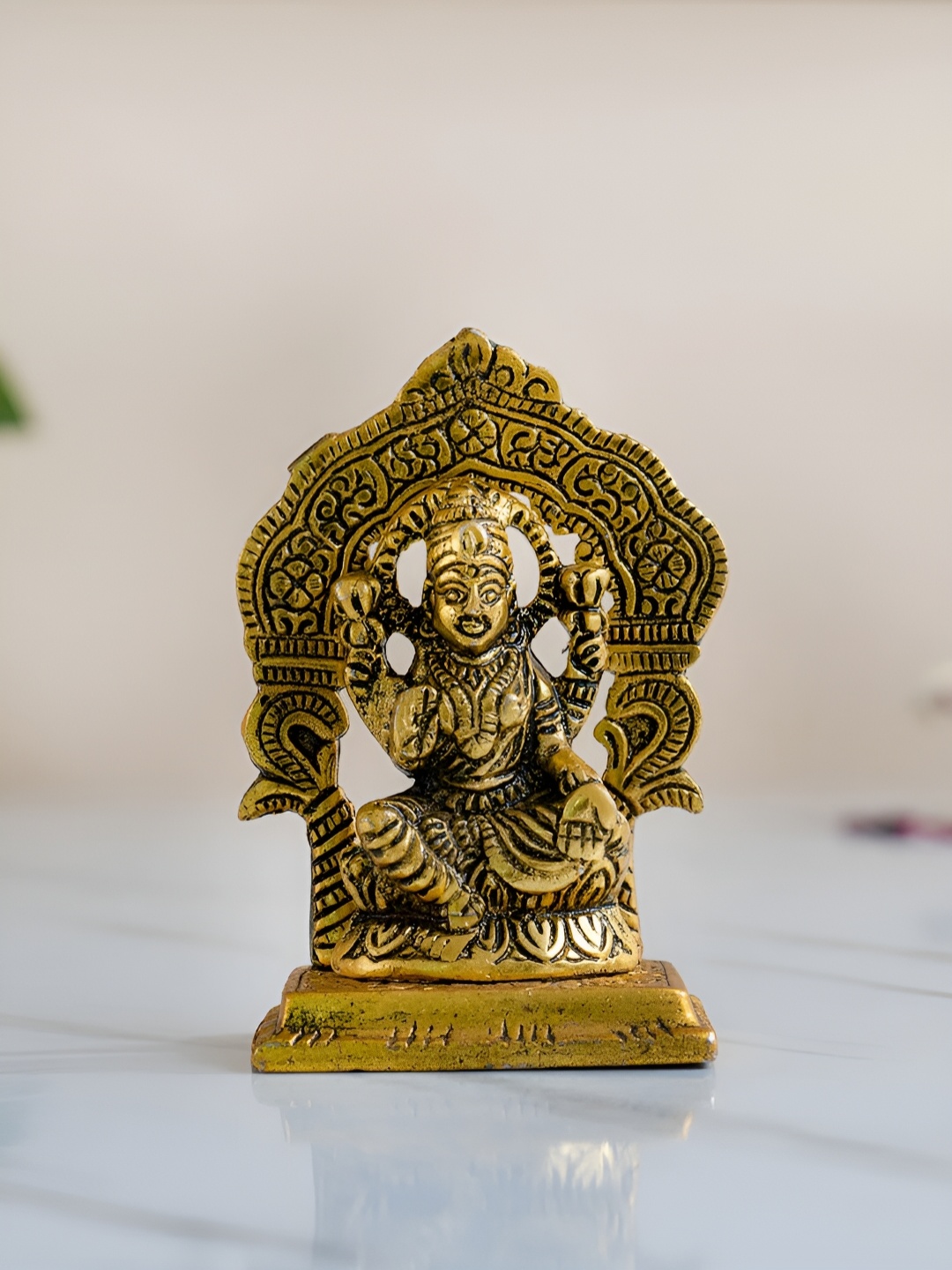 

DecorTwist Beige Religious Idol Showpiece