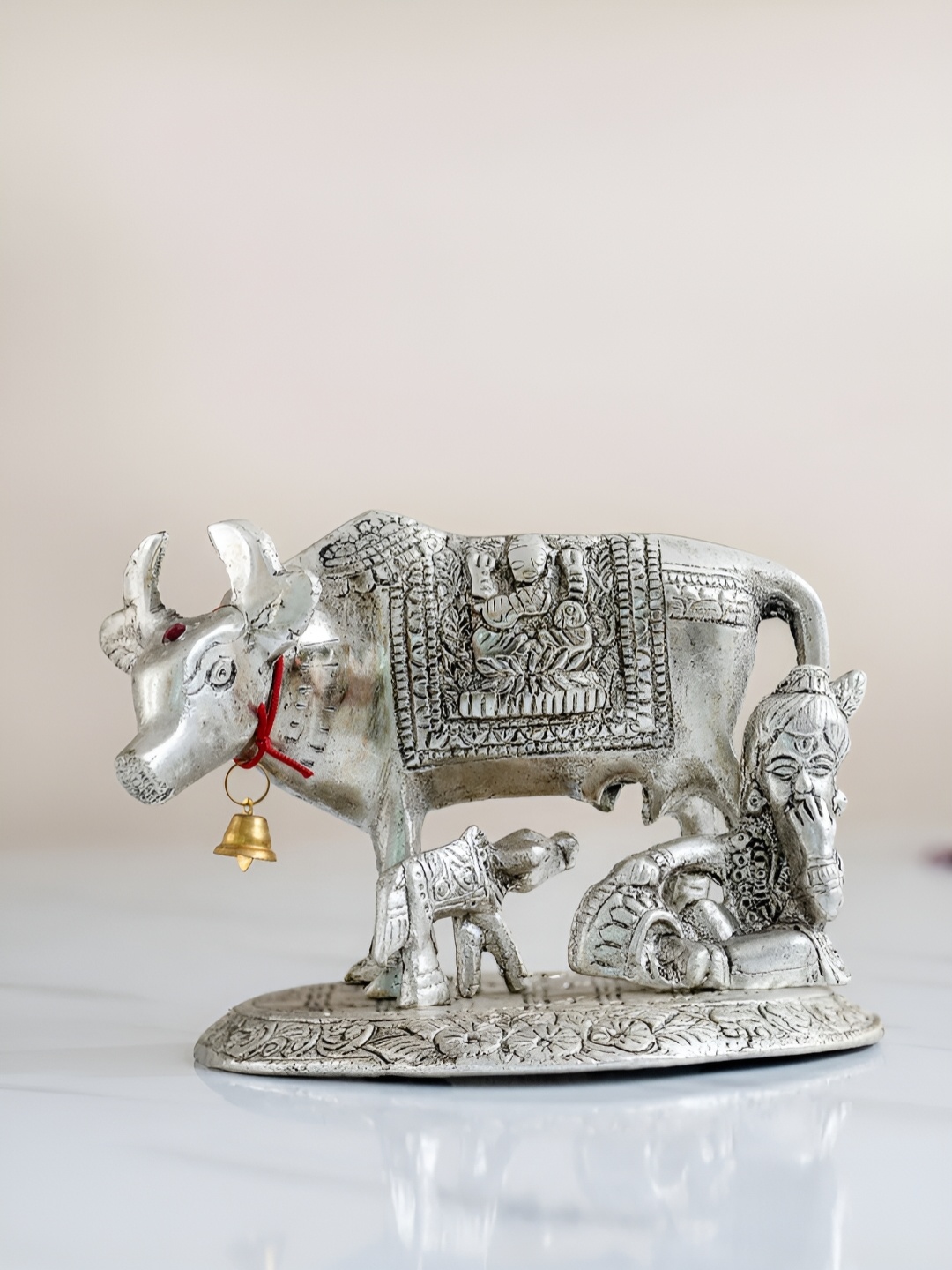 

DecorTwist Grey Religious Figurine Showpiece