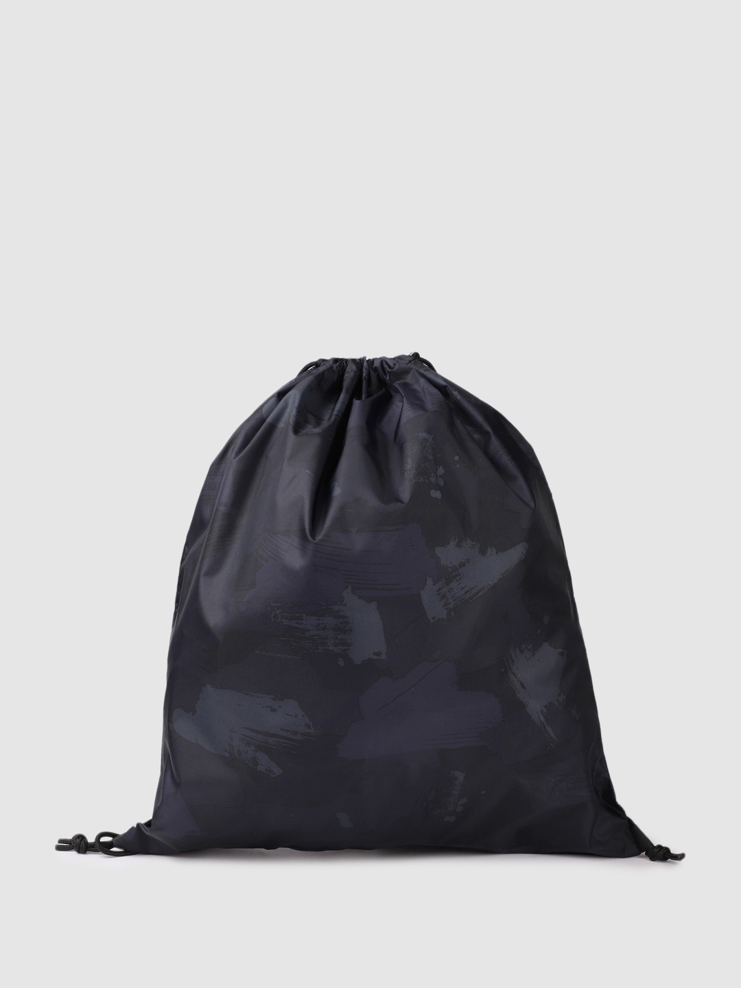 

Domyos By Decathlon Men Abstract Printed Fold-Up Fitness Shoe Bag, Navy blue