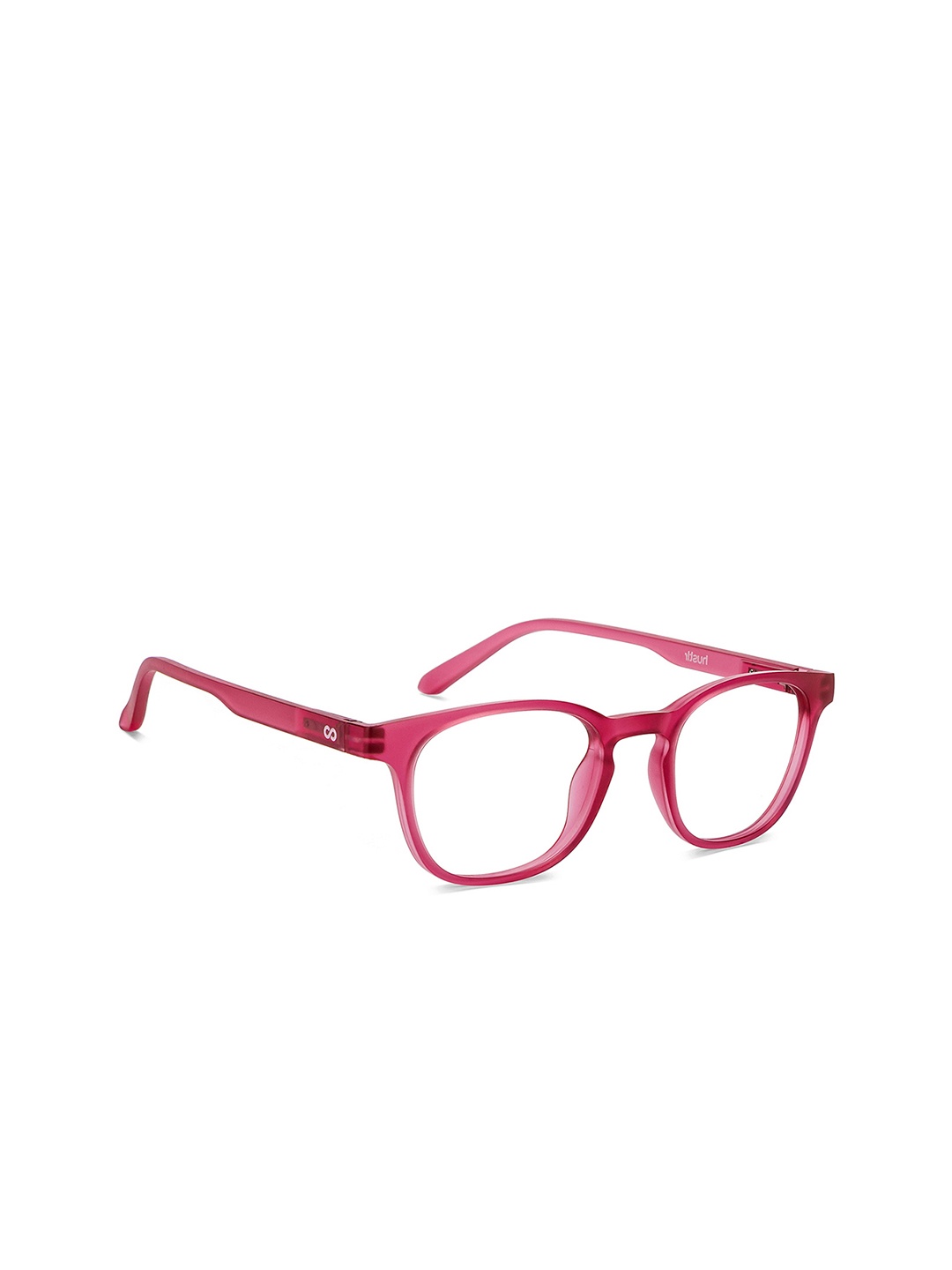 

Lenskart HUSTLR Unisex Full Rim Wayfarer Frames, Pink