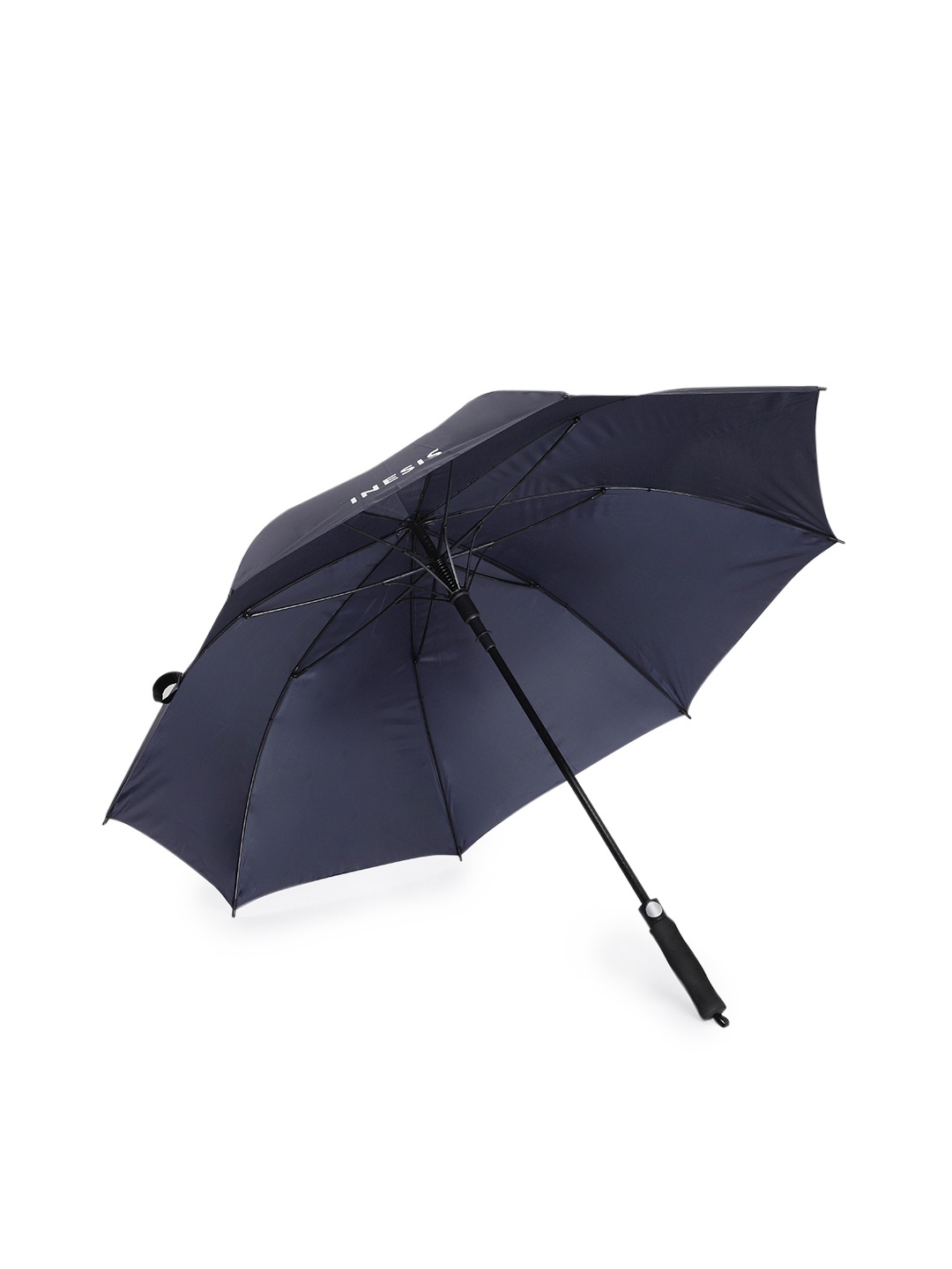 Inesis By Decathlon Waterproof Navy Blue Medium Size 123cm Coverage UV Protection Umbrella