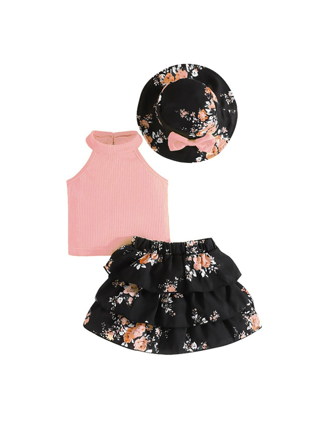 

StyleCast x Revolte Girls Top with Skirt, Pink