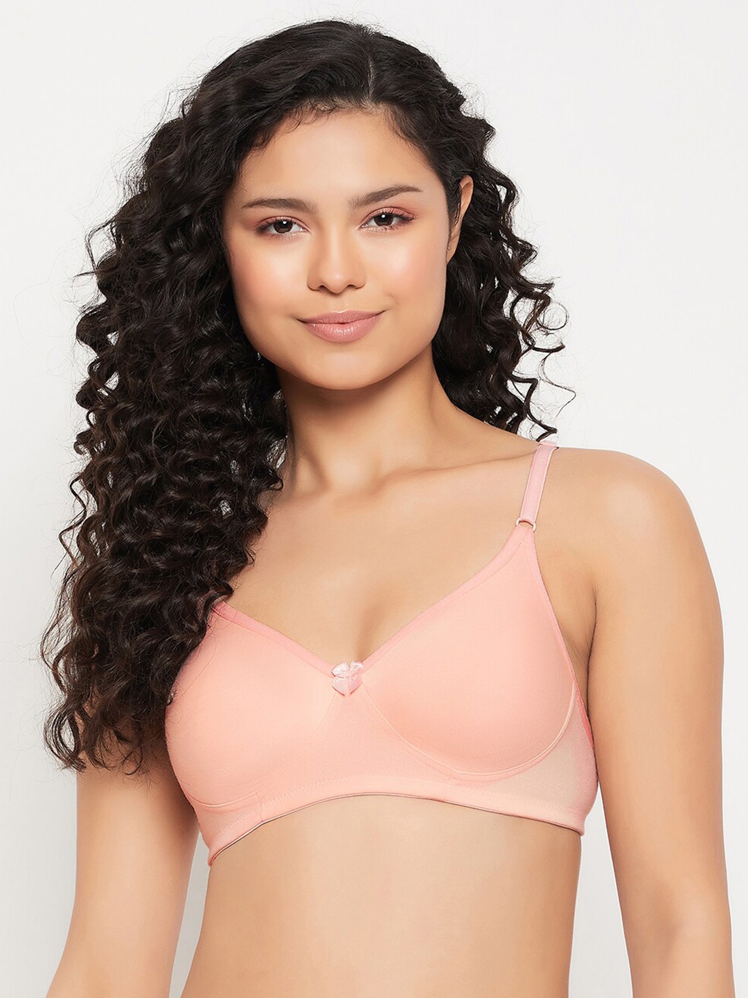 

Clovia Bra Full Coverage, Peach