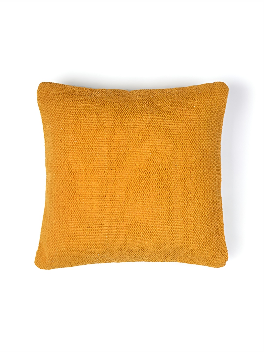 

HABERE INDIA Yellow Square Cushion Covers