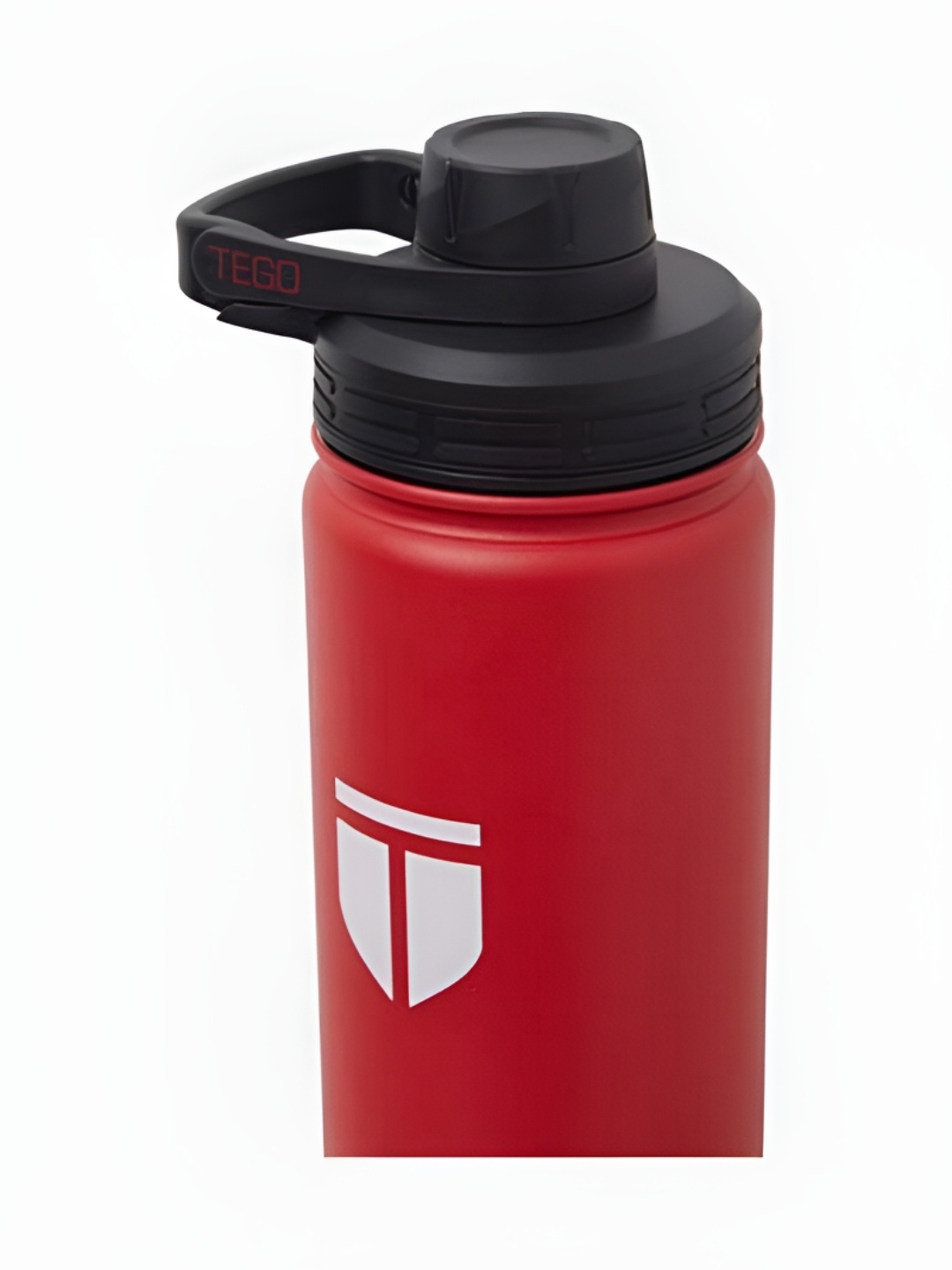 

TEGO Red & Black Set of 2 Stainless Steel Printed Single Wall Vacuum Water Bottle