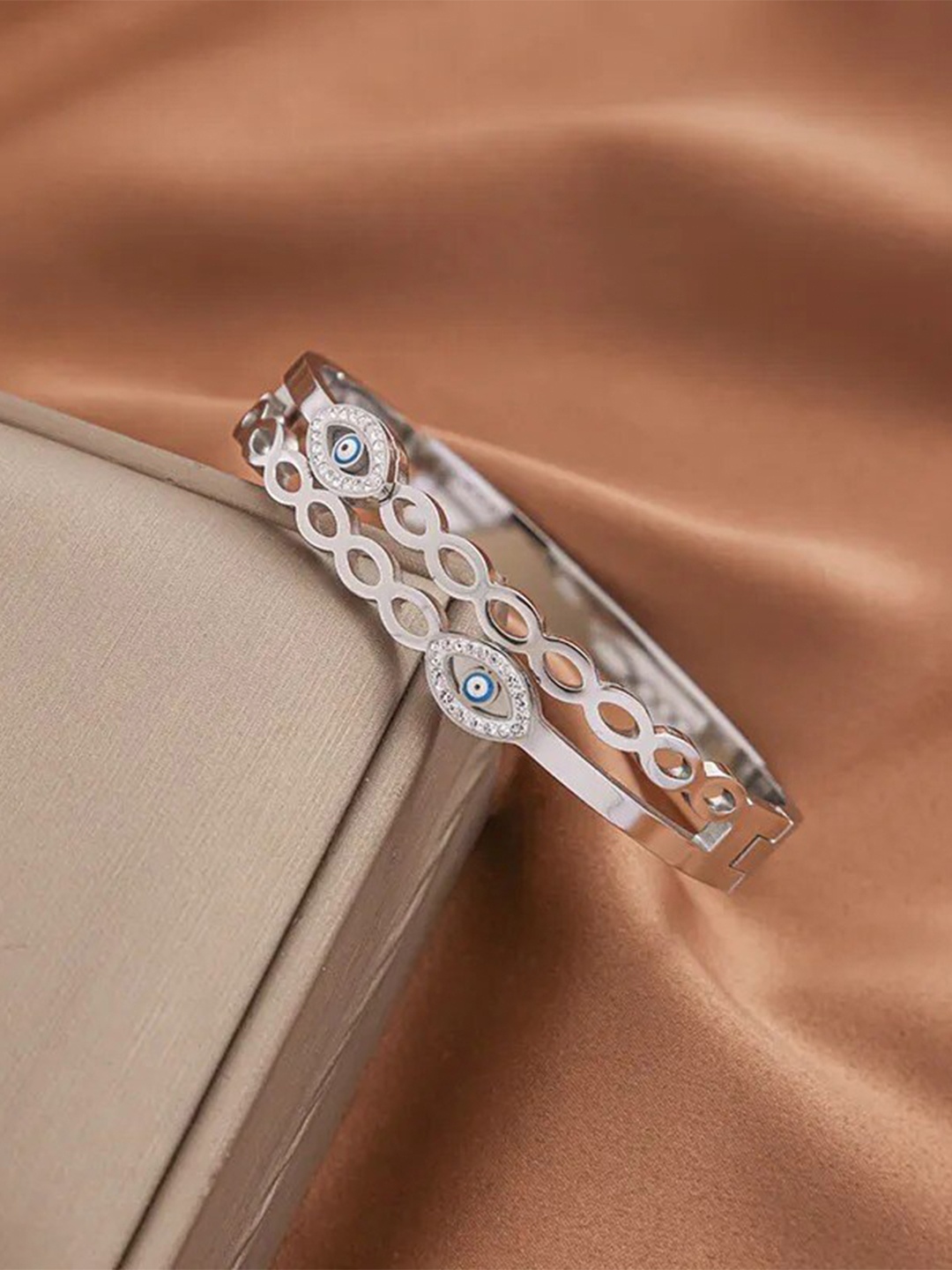 

VIEN Women Silver-Plated Bangle-Style Bracelet