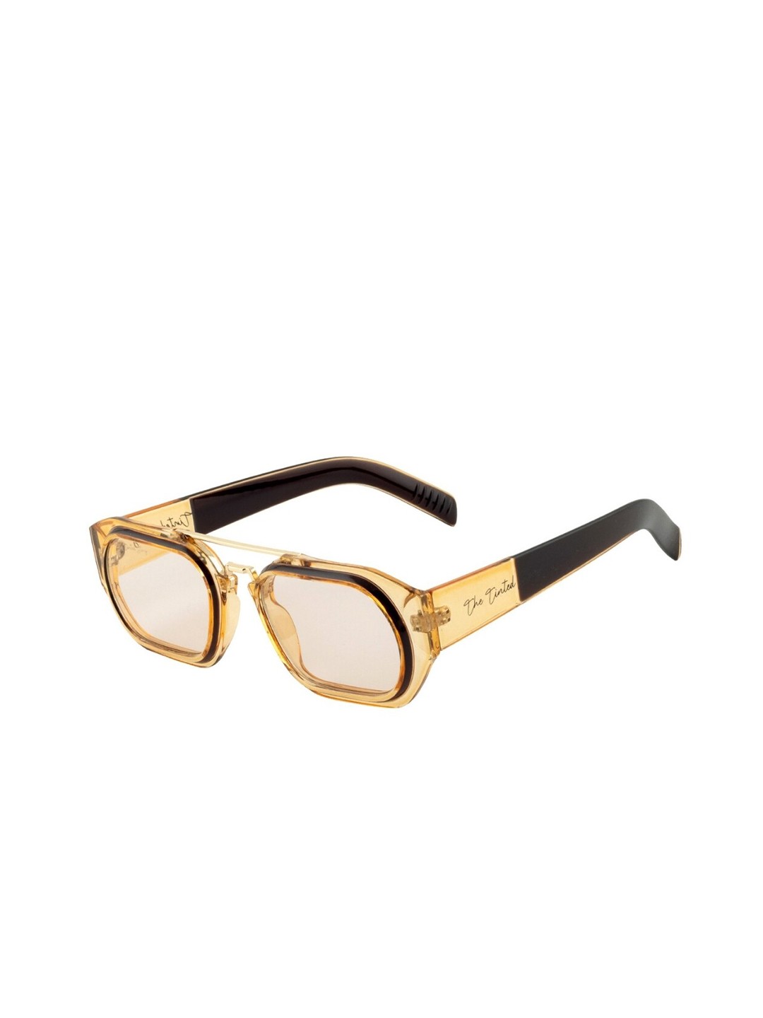 

The Tinted Story Unisex Wayfarer Sunglasses with UV Protected Lens, Brown