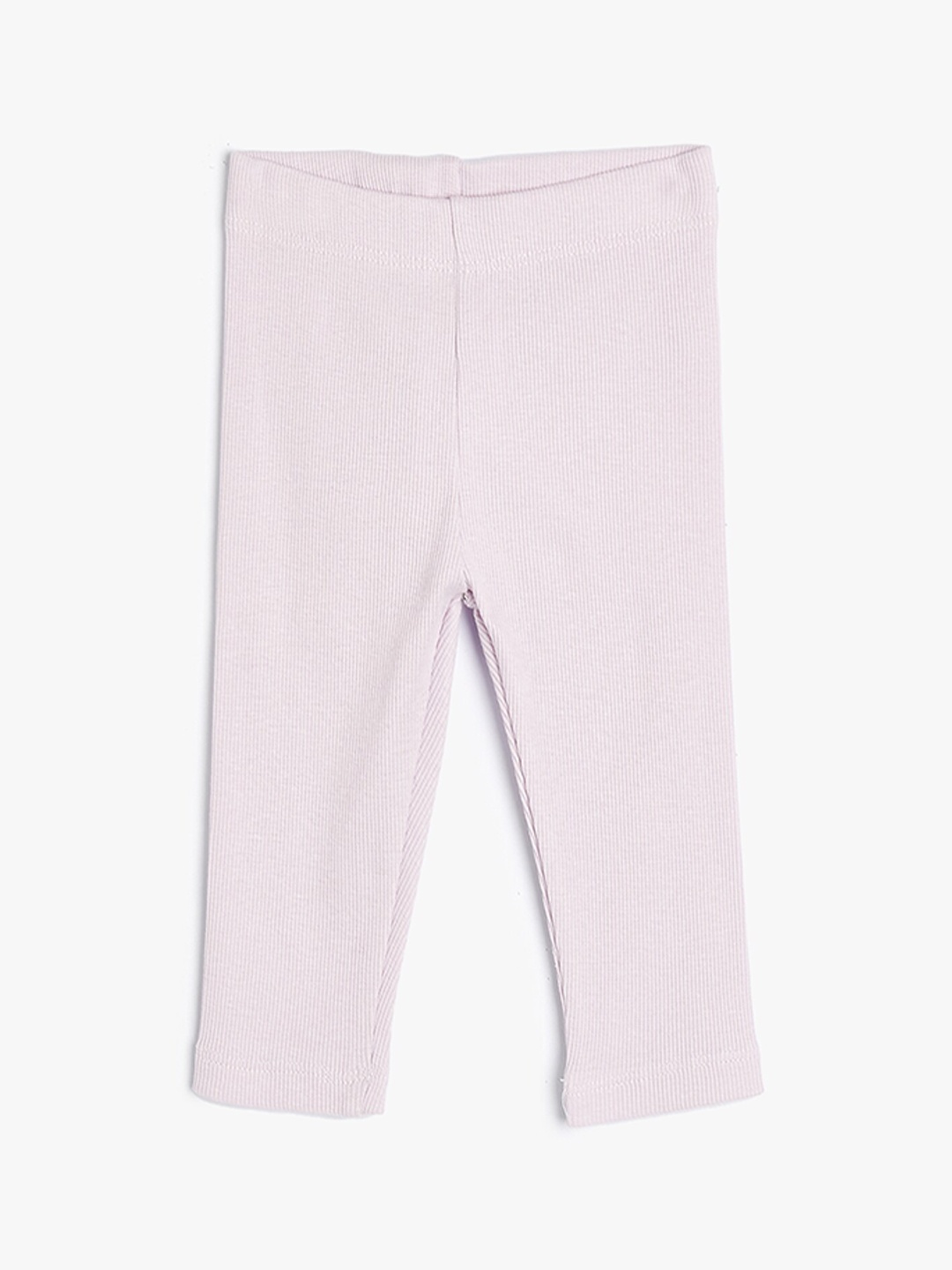 

Koton Girls Self-Design Mid-Rise Leggings, Purple