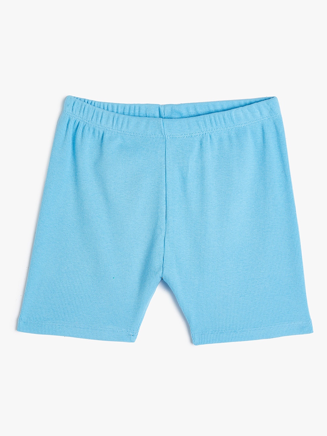 

Koton Girls Self-Design Mid-Rise Leggings, Blue