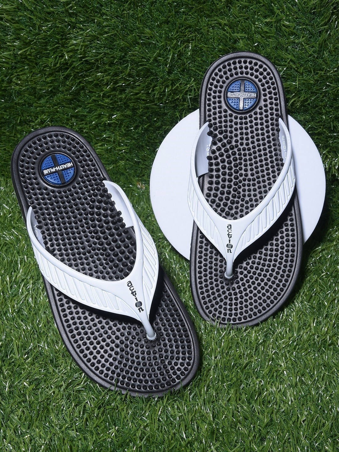 

Action EVA Flotter Men Rubber Thong Flip-Flops, Black