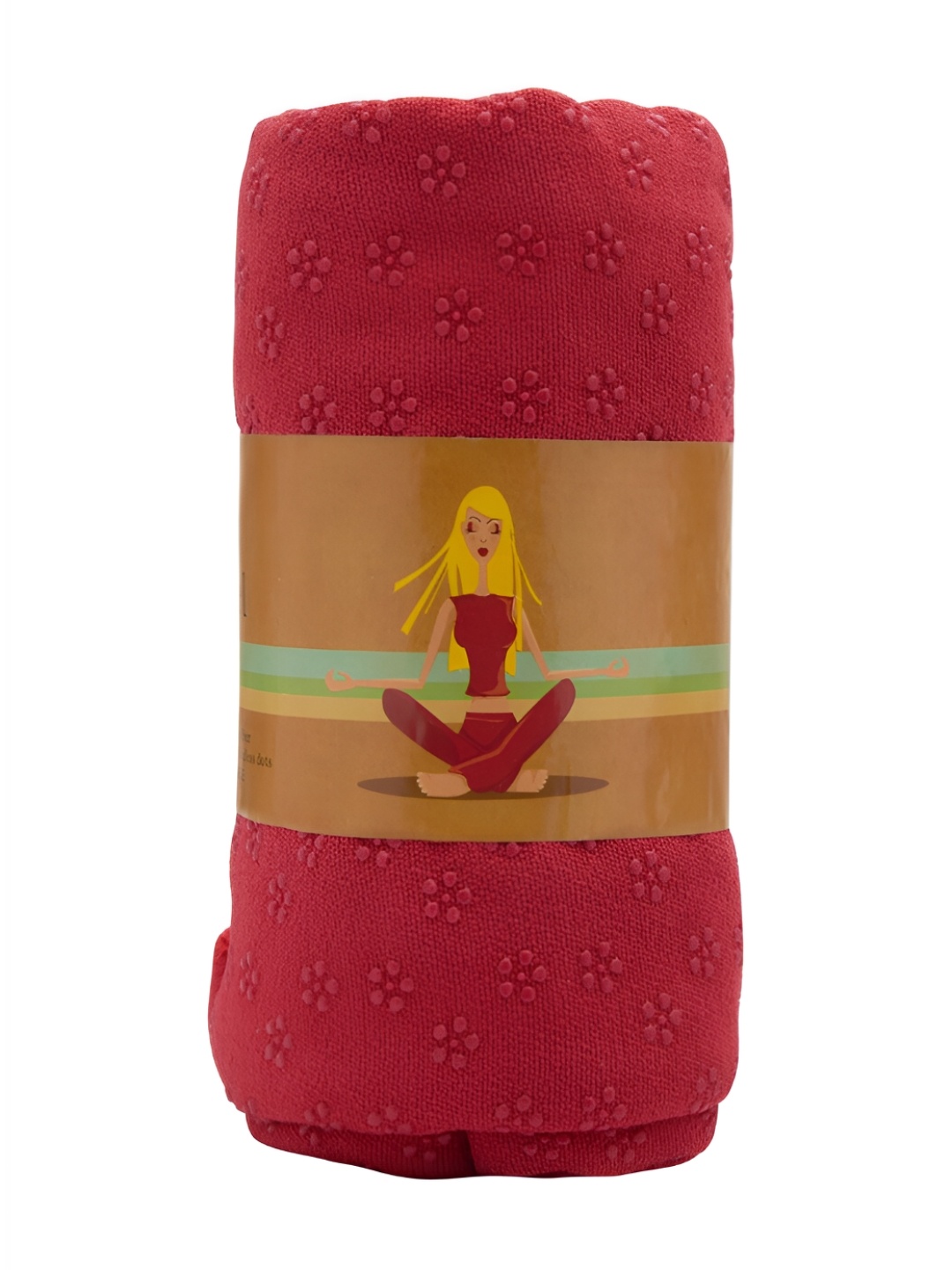 

Aura Red & Yellow Printed Anti-Slip Yoga Mat