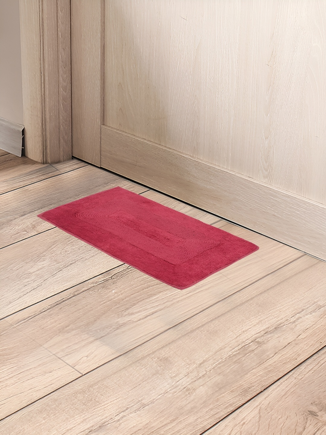 

Aura Pink Cotton Anti-Skid Doormat