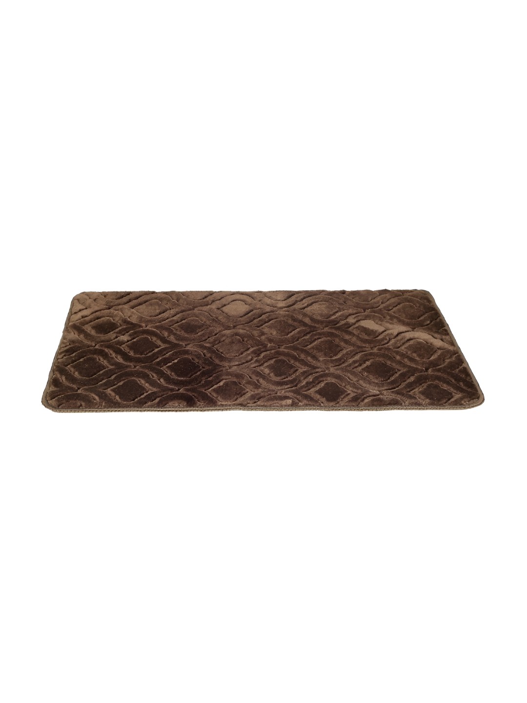 

Aura Coffee Brown 2 Pieces Microfiber Anti-Skid Doormats