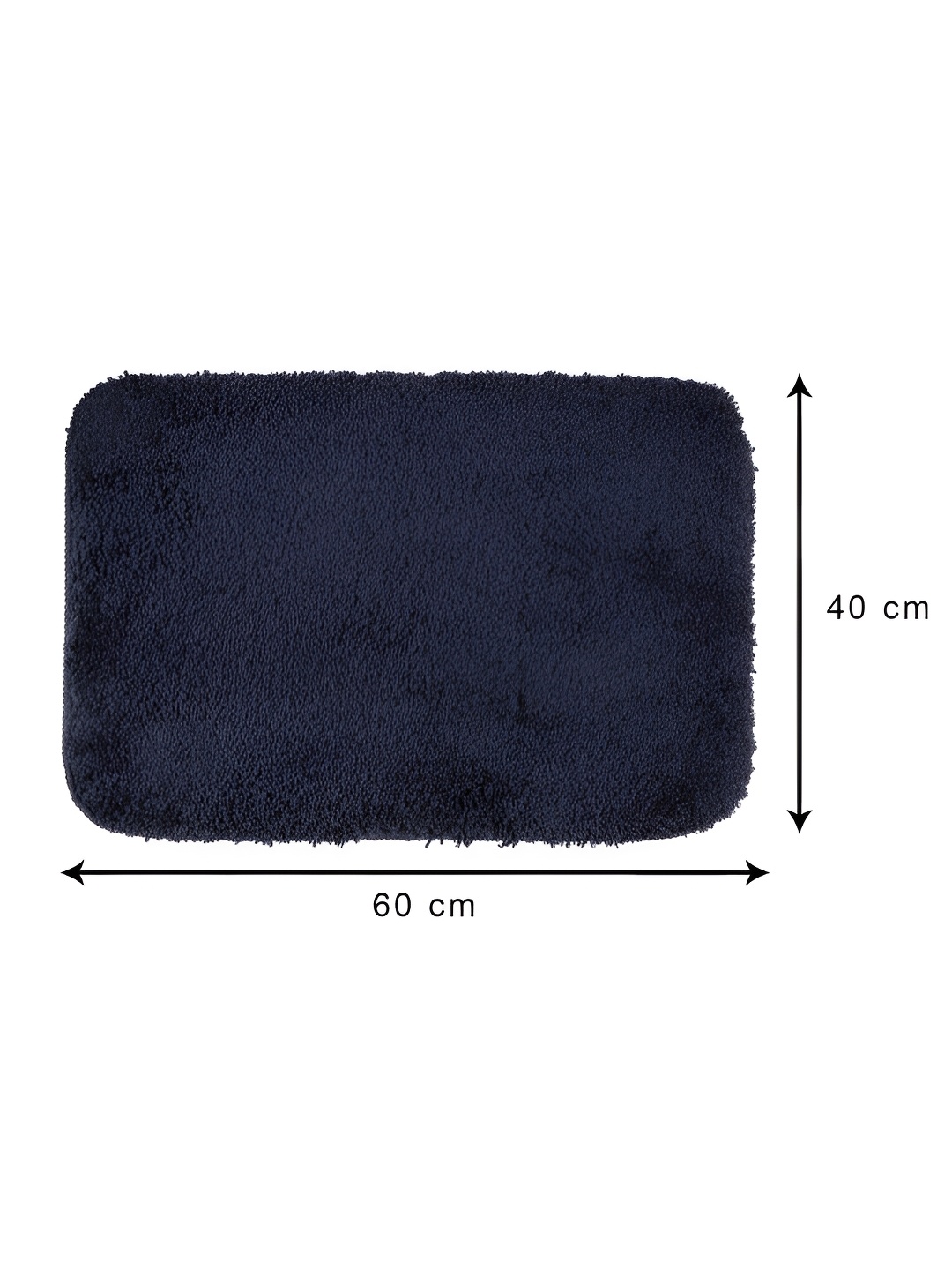 

Aura Blue Cotton Anti-Skid Doormat