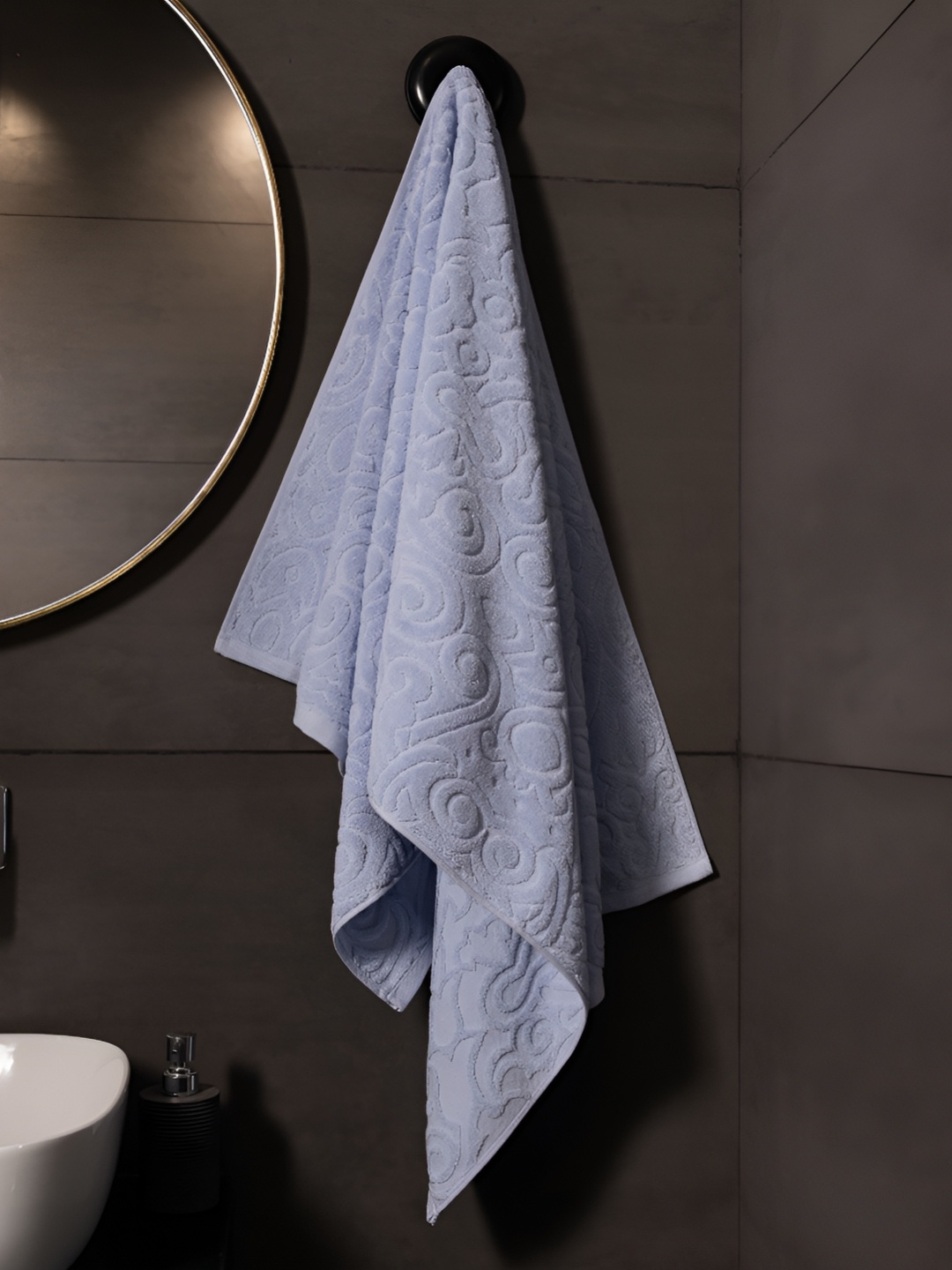 

HOUMN Blue 1 Cotton 600 GSM Bath Towel