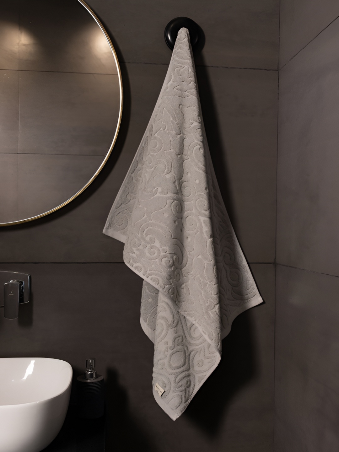 

HOUMN Grey 1 Cotton 600 GSM Bath Towel