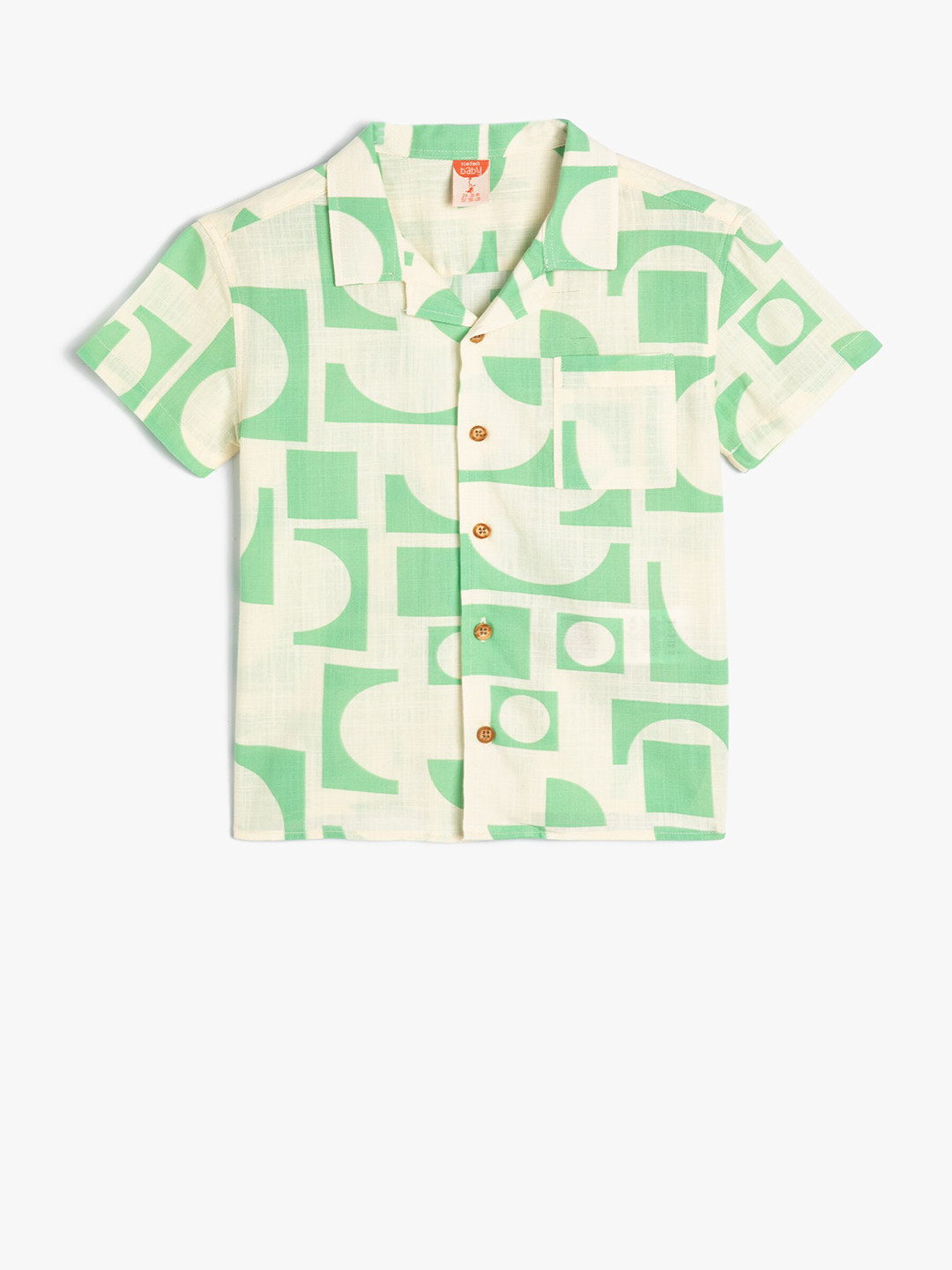 

Koton Boys Opaque Printed Casual Shirt, Beige