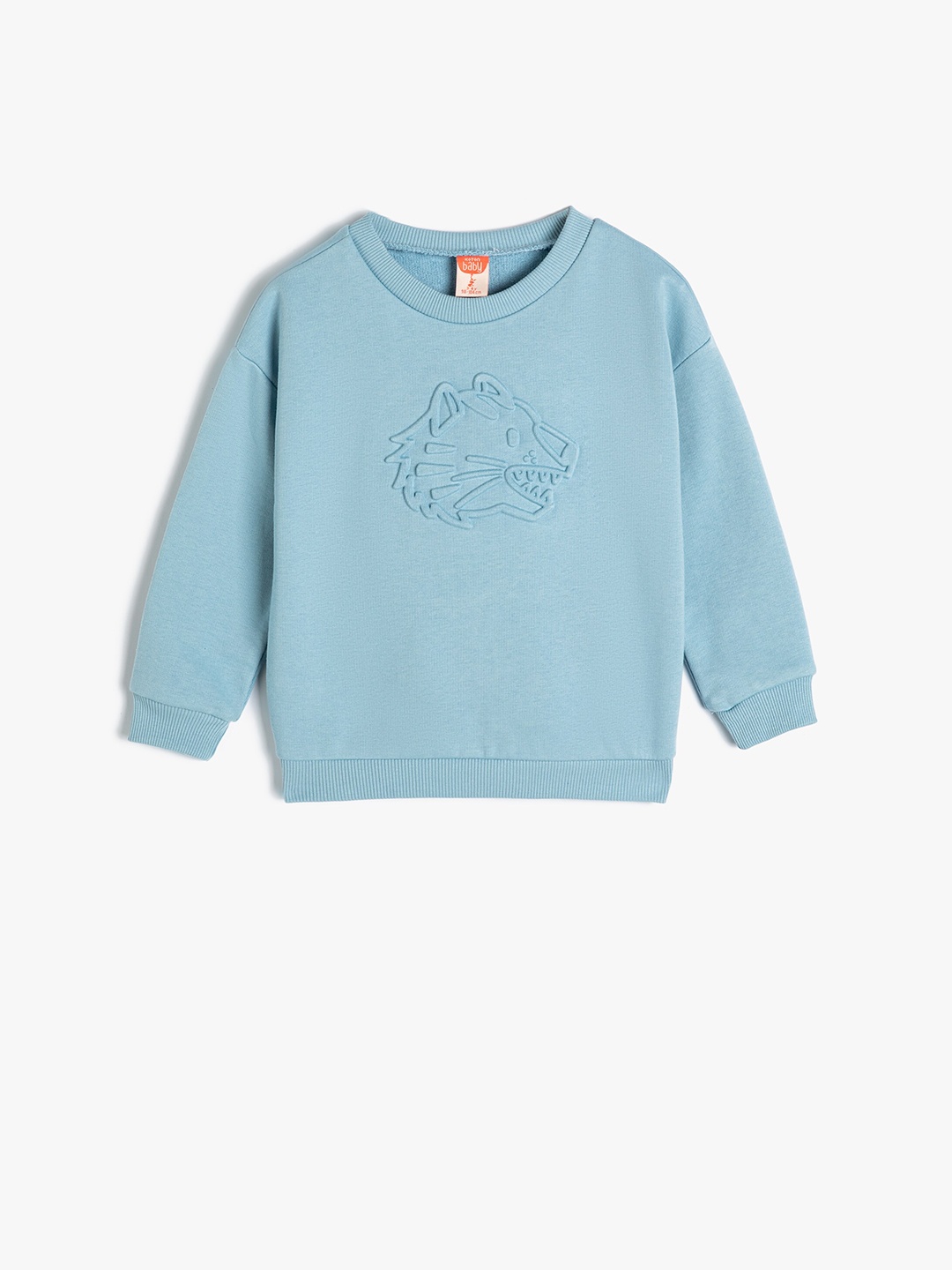 

Koton Boys Graphic Printed Pullover Sweatshirt, Blue