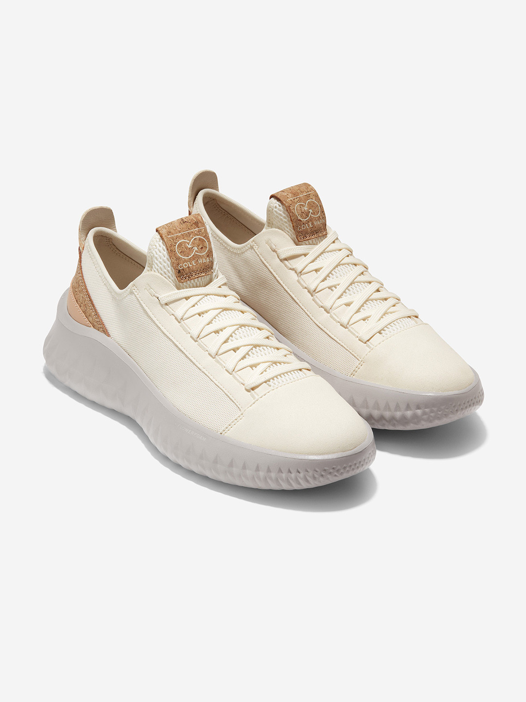 

Cole Haan Men GENERATION ZGRAND II Textured Croslite Sneakers, White