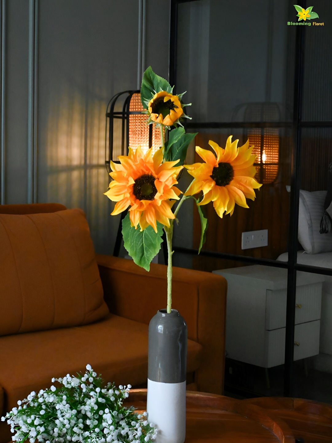 

Blooming Floret Yellow 1 Pieces Sunflower Artificial Flower