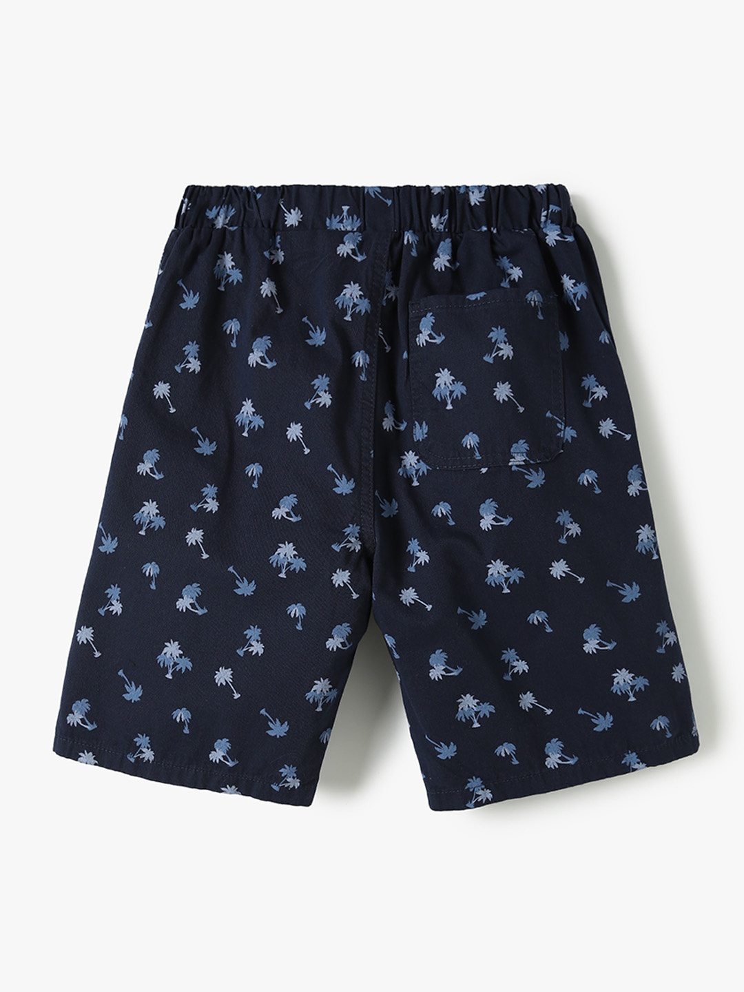

Koton Boys Conversational Printed Pure Cotton Shorts, Navy blue