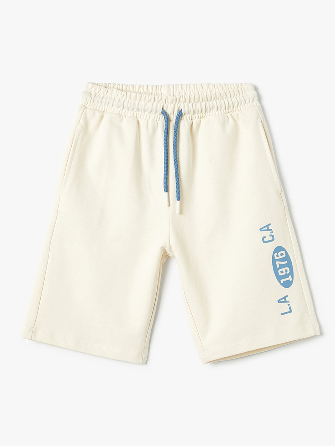 

Koton Boys Typography Printed Shorts, Beige