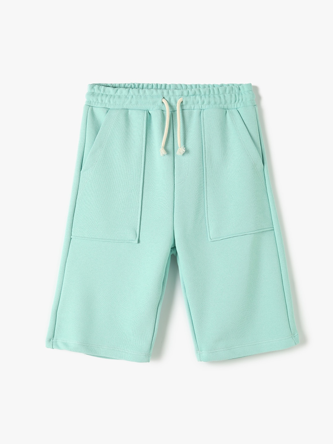 

Koton Boys Mid-Rise Shorts, Sea green