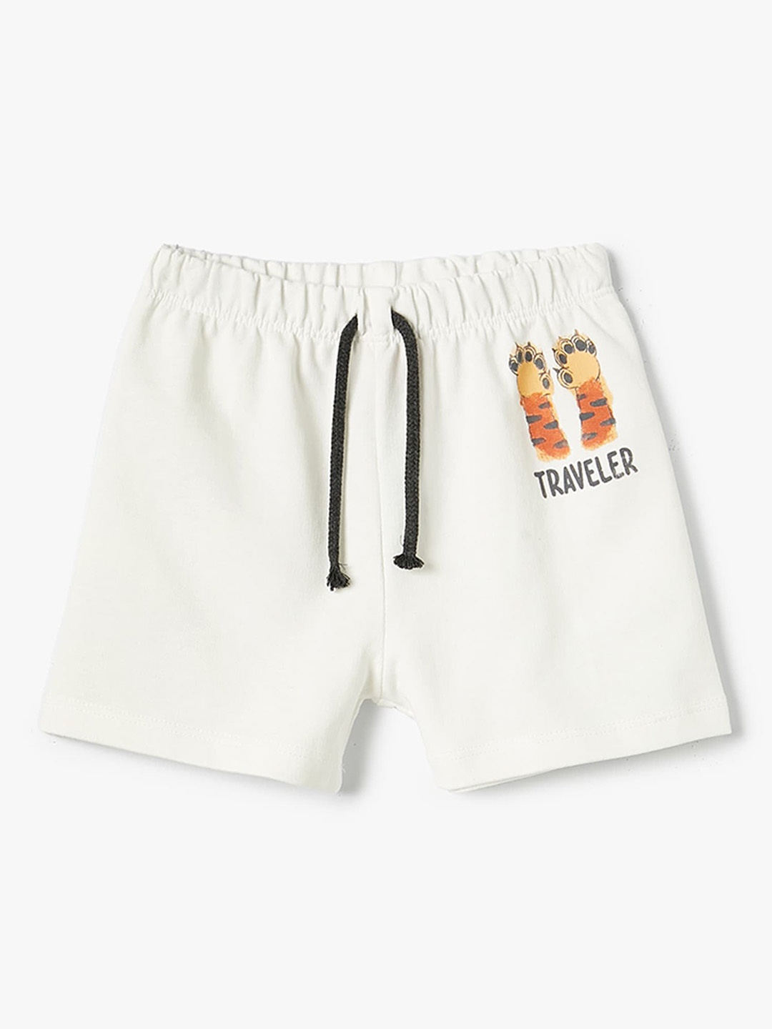 

Koton Boys Mid-Rise Cotton Shorts, Beige