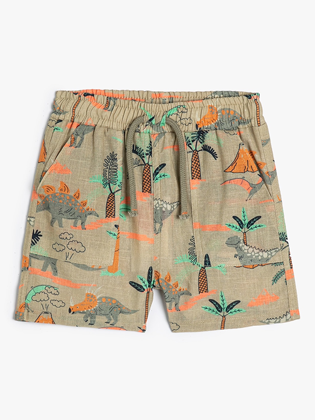 

Koton Boys Camouflage Printed Shorts, Khaki