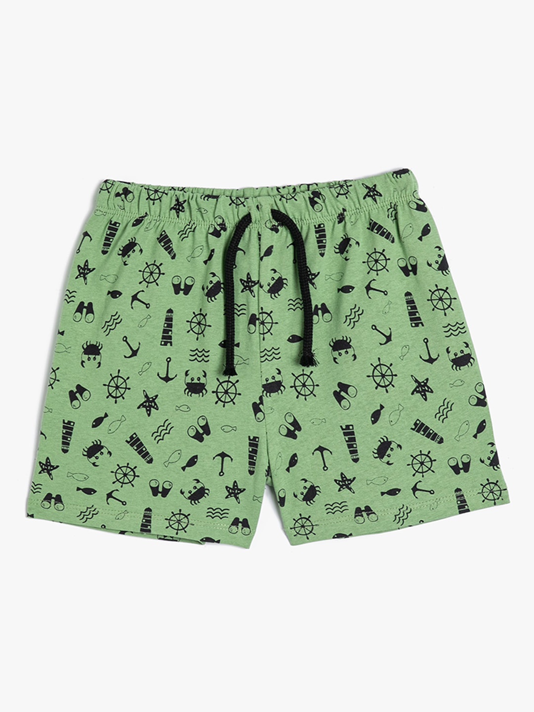 

Koton Boys Graphic Printed Shorts, Green