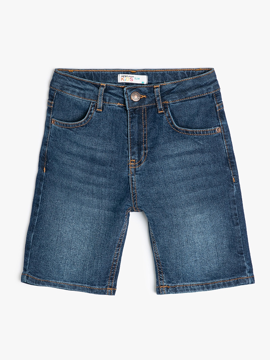 

Koton Boys Mid-Rise Denim Shorts, Blue