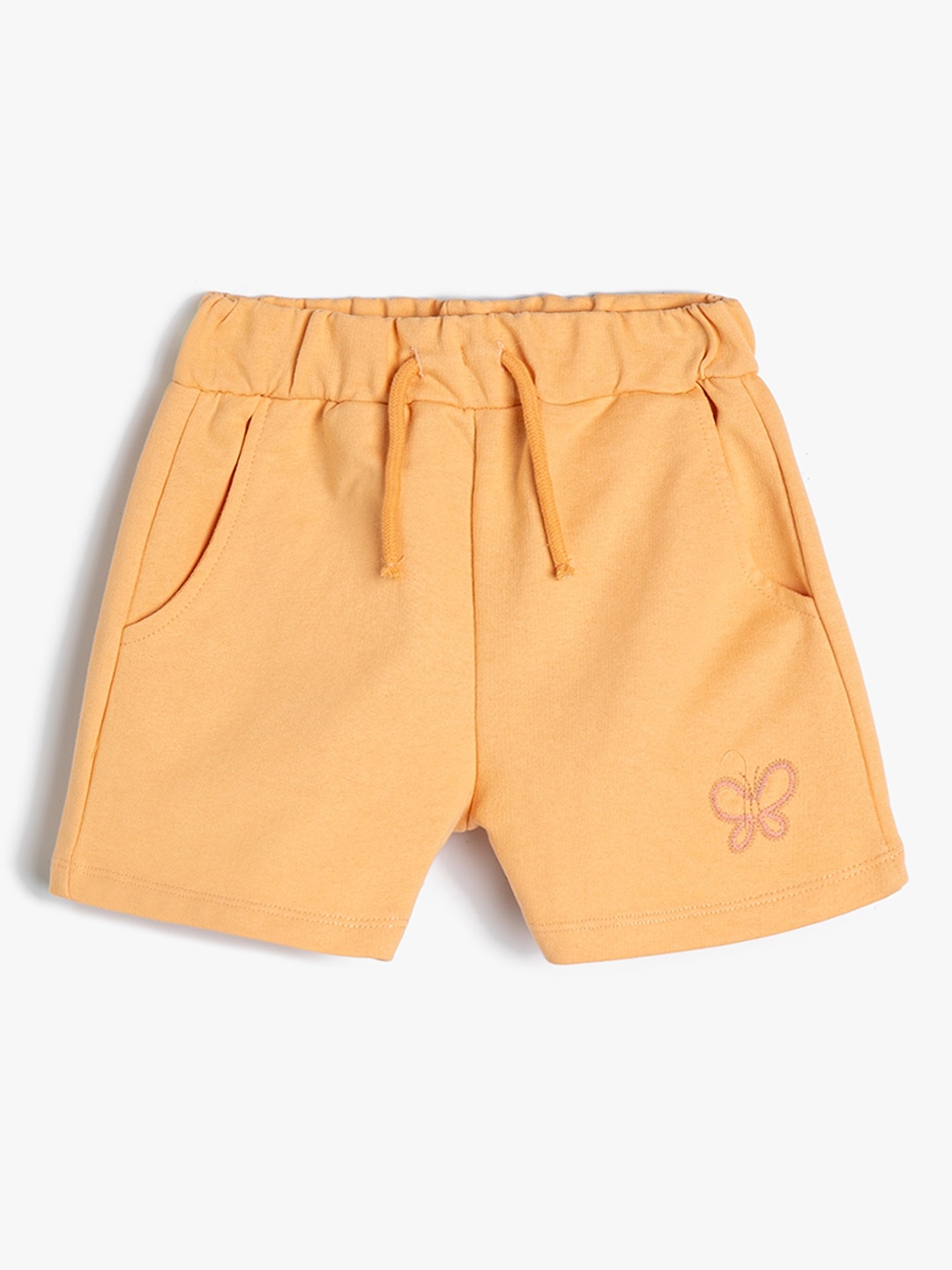 

Koton Girls Mid-Rise Shorts, Orange