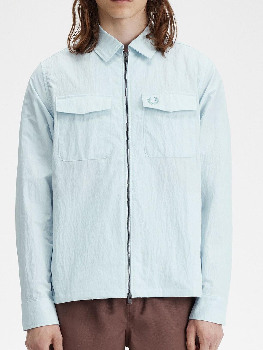 

Fred Perry Slim Fit Cotton Casual Shirt, Blue