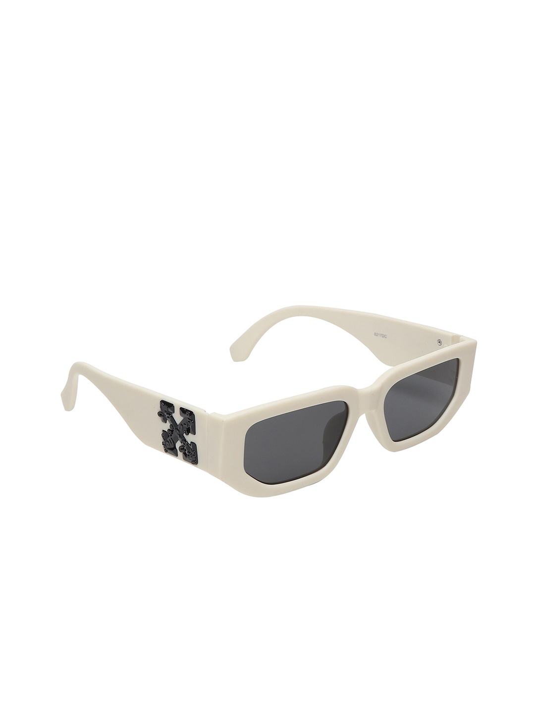 

The Roadster Lifestyle Co. Women Off White Square Sunglasses with UV Protected Lens, Grey