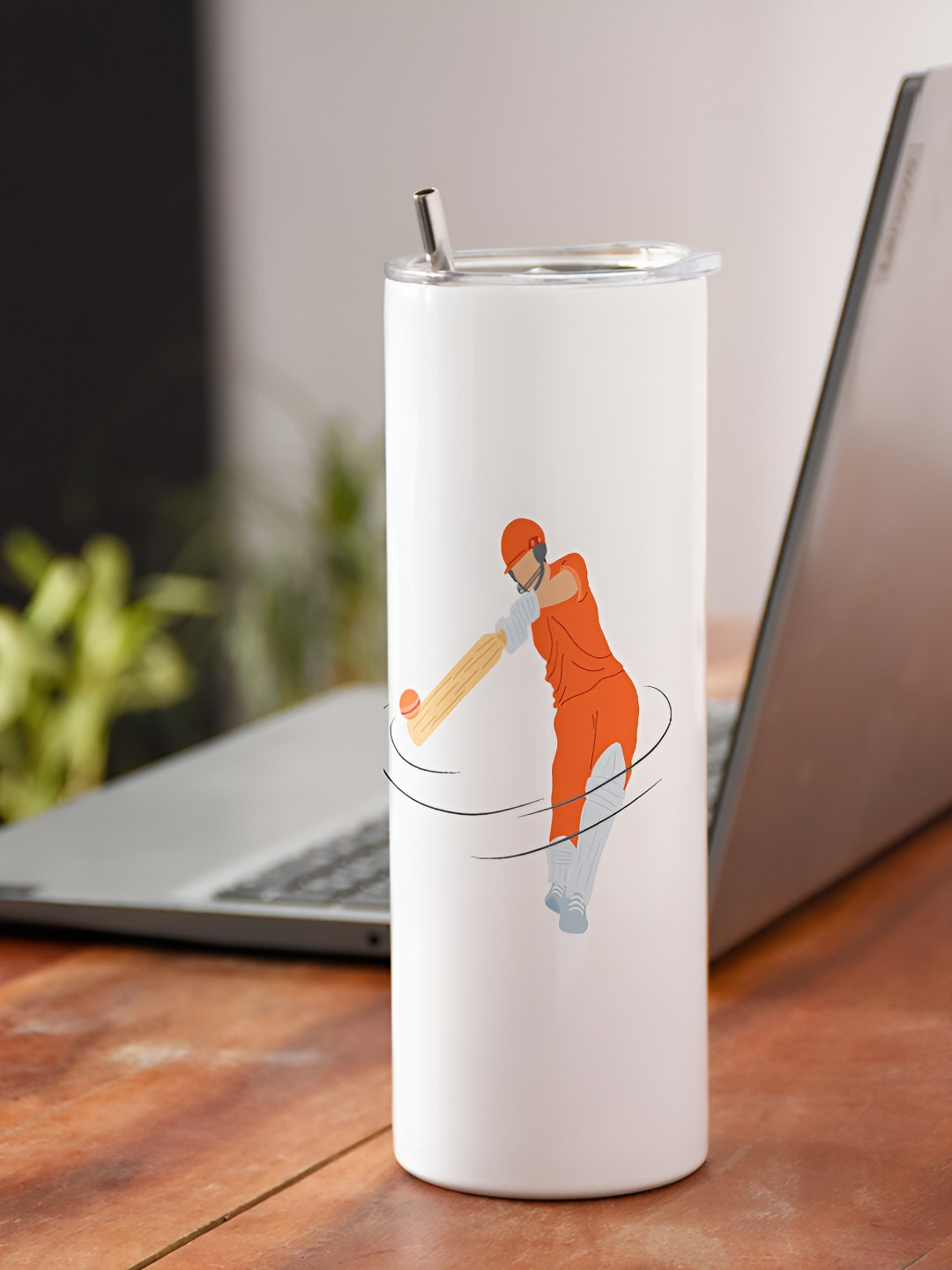 

Indigifts White Single Thermosteel Printed Double Wall Vacuum Water Bottle