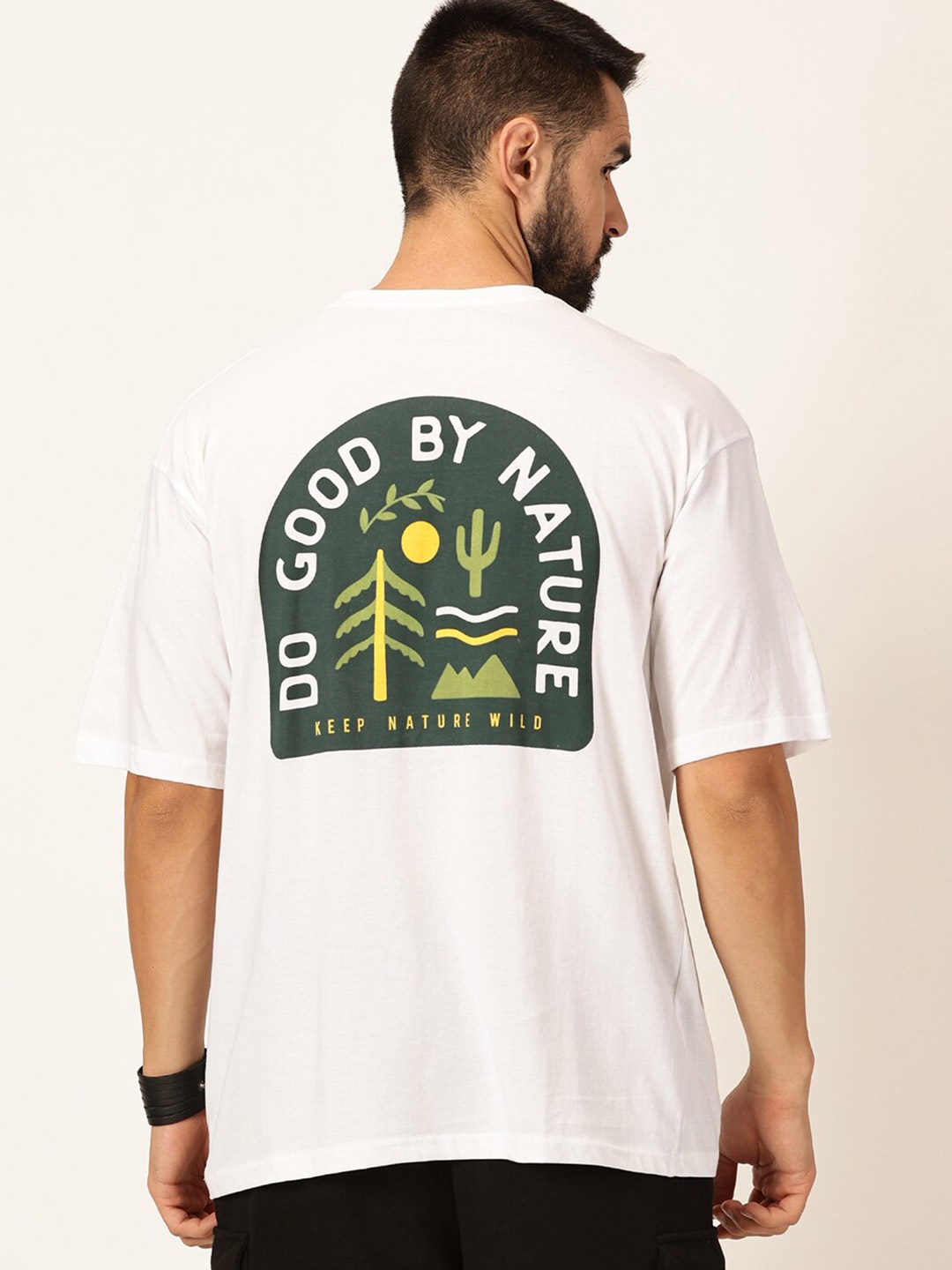 

Thomas Scott Oversized Typography Printed Cotton Bio Finish T-shirt, White