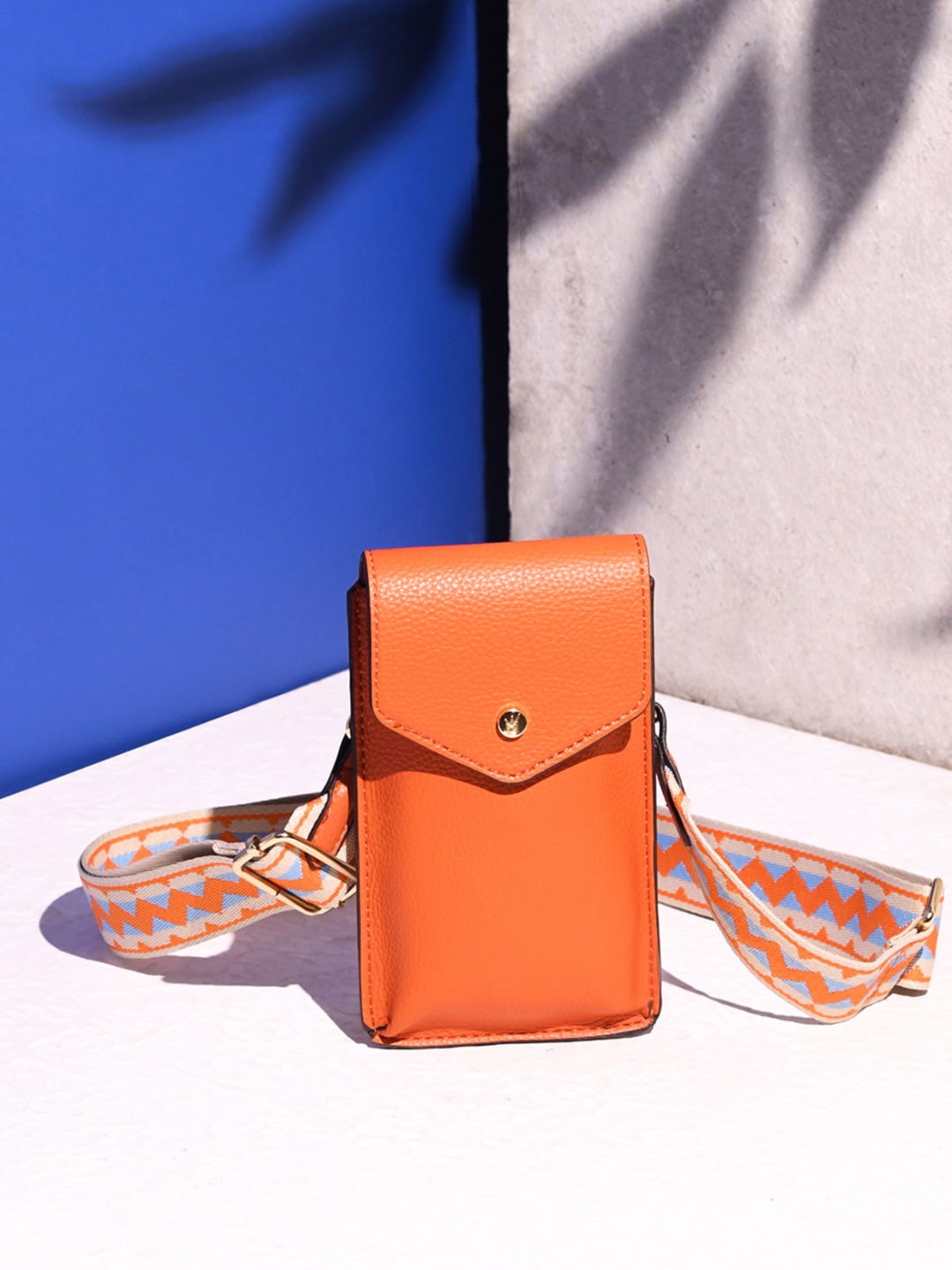 

Accessorize Textured Sling Bag, Orange