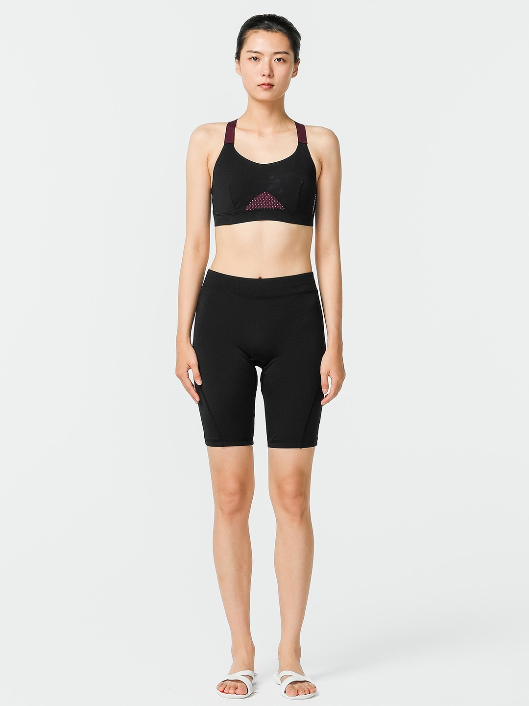 

Nabaiji By Decathlon Women Aqua Resist Swim Shorts, Black