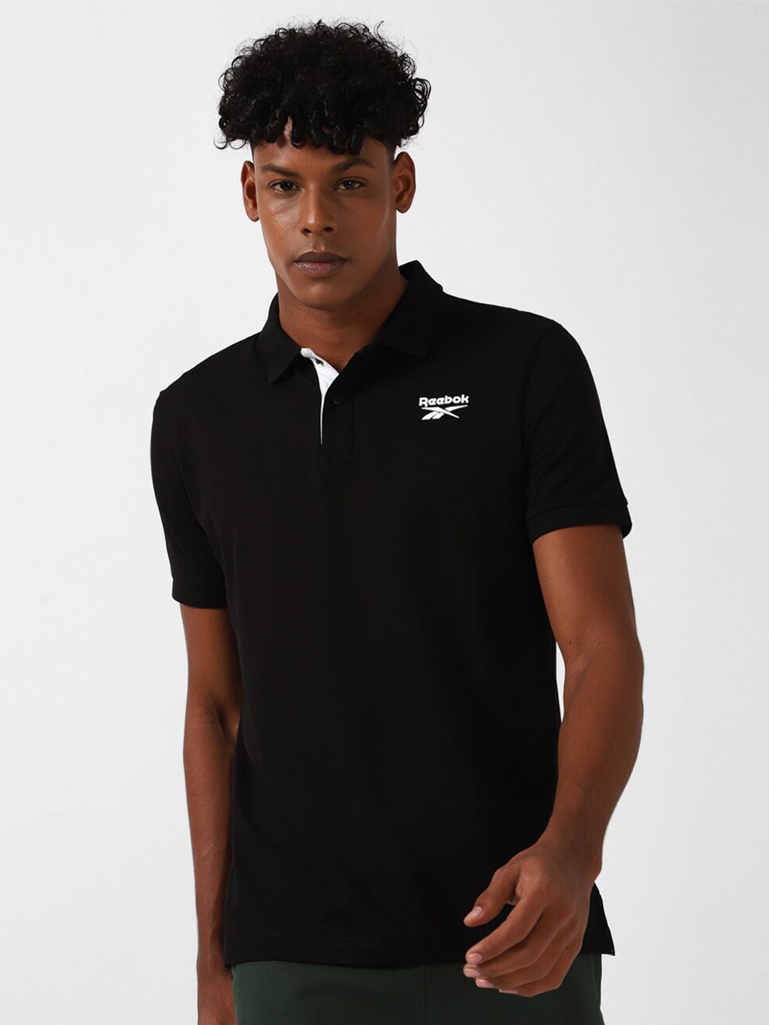 

Reebok Alwysfirst Men Polo T-Shirt, Black