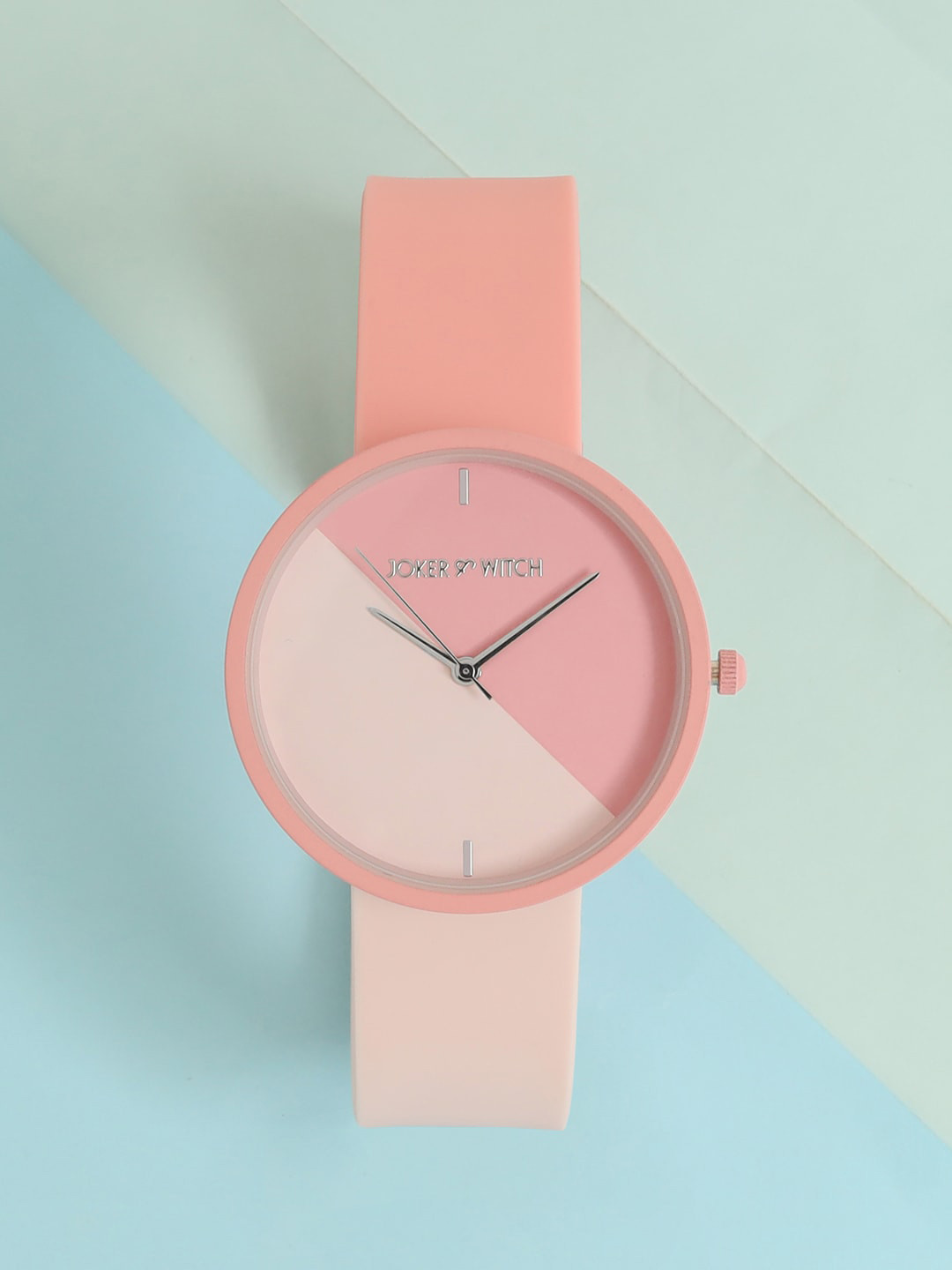 

JOKER & WITCH Women Dial & Bracelet Style Straps Analogue Watch AMWW779, Pink
