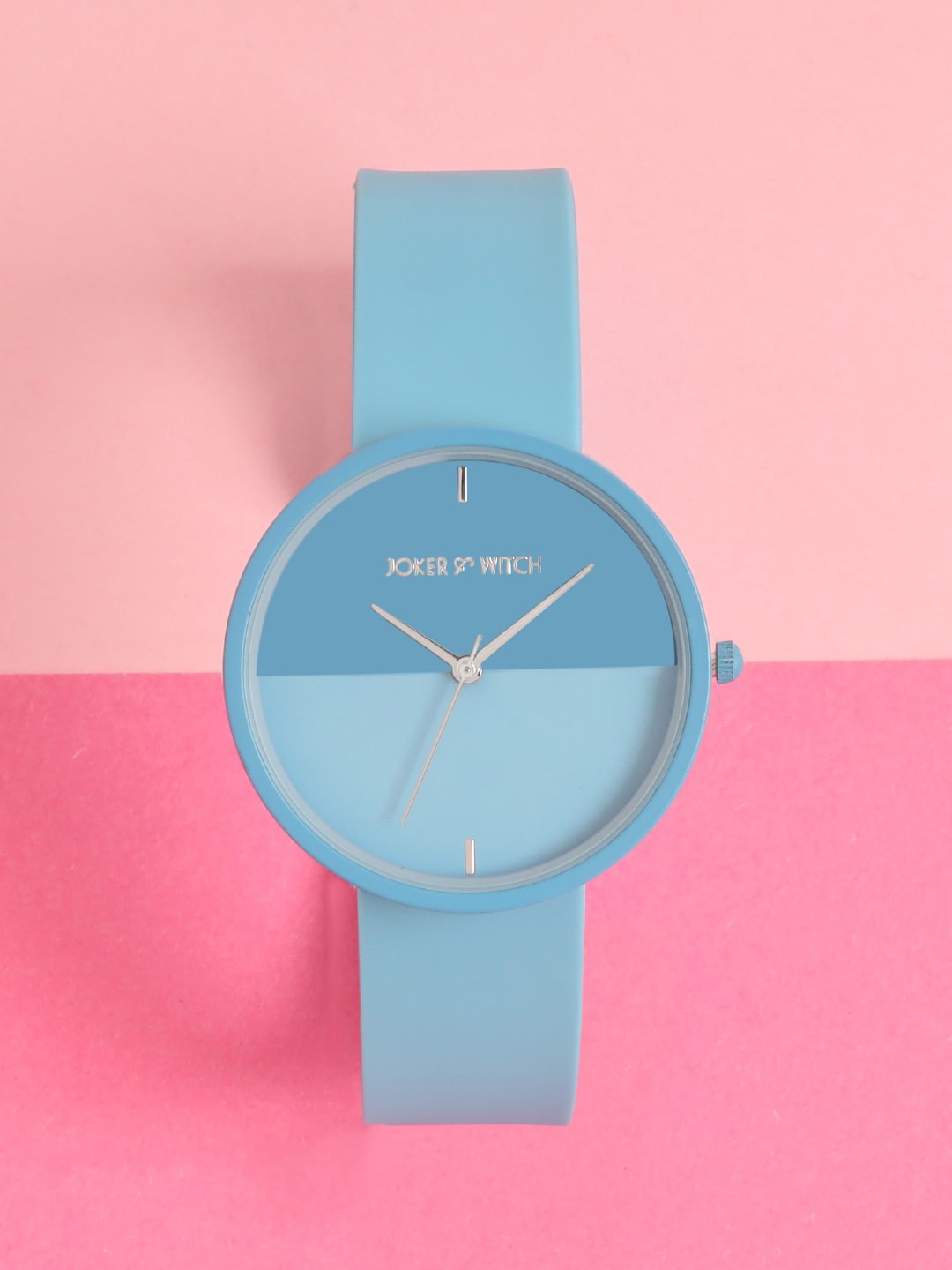 

JOKER & WITCH Women Duet Chroma Printed Dial Analogue Watch AMWW770, Blue