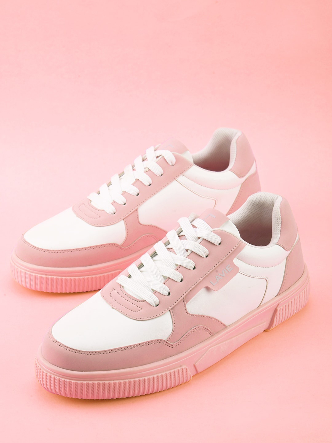 

Lavie Women Colourblocked Lightweight Sneakers, White