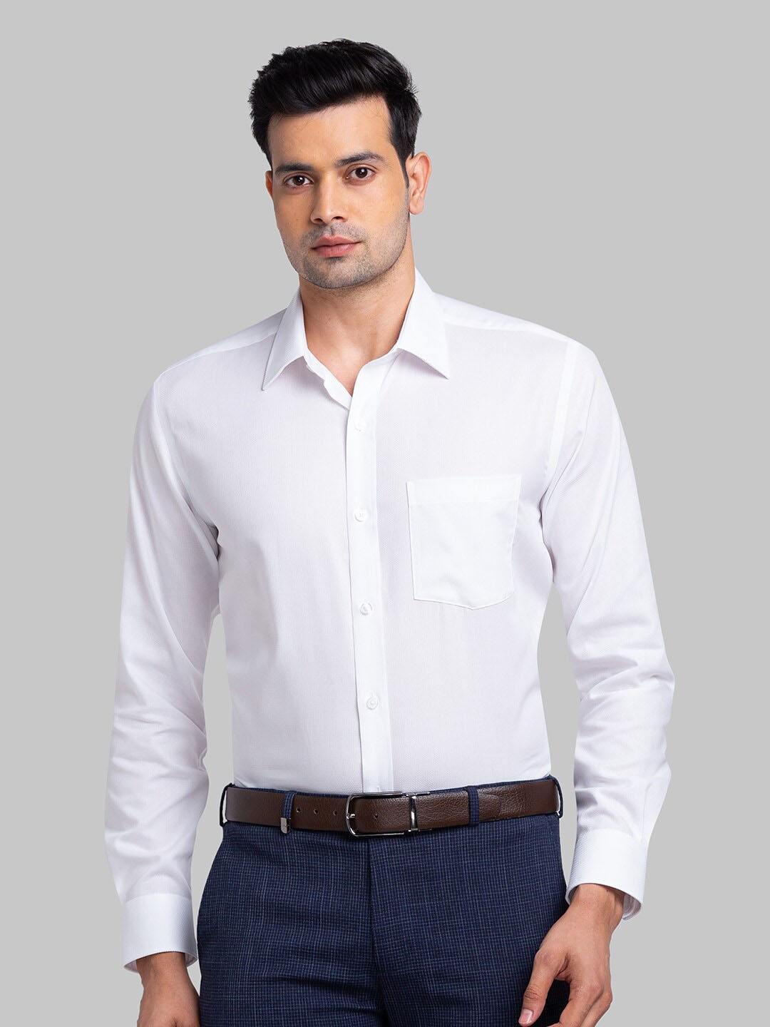 

Park Avenue Regular Fit Long Sleeves Cotton Opaque Casual Shirt, White