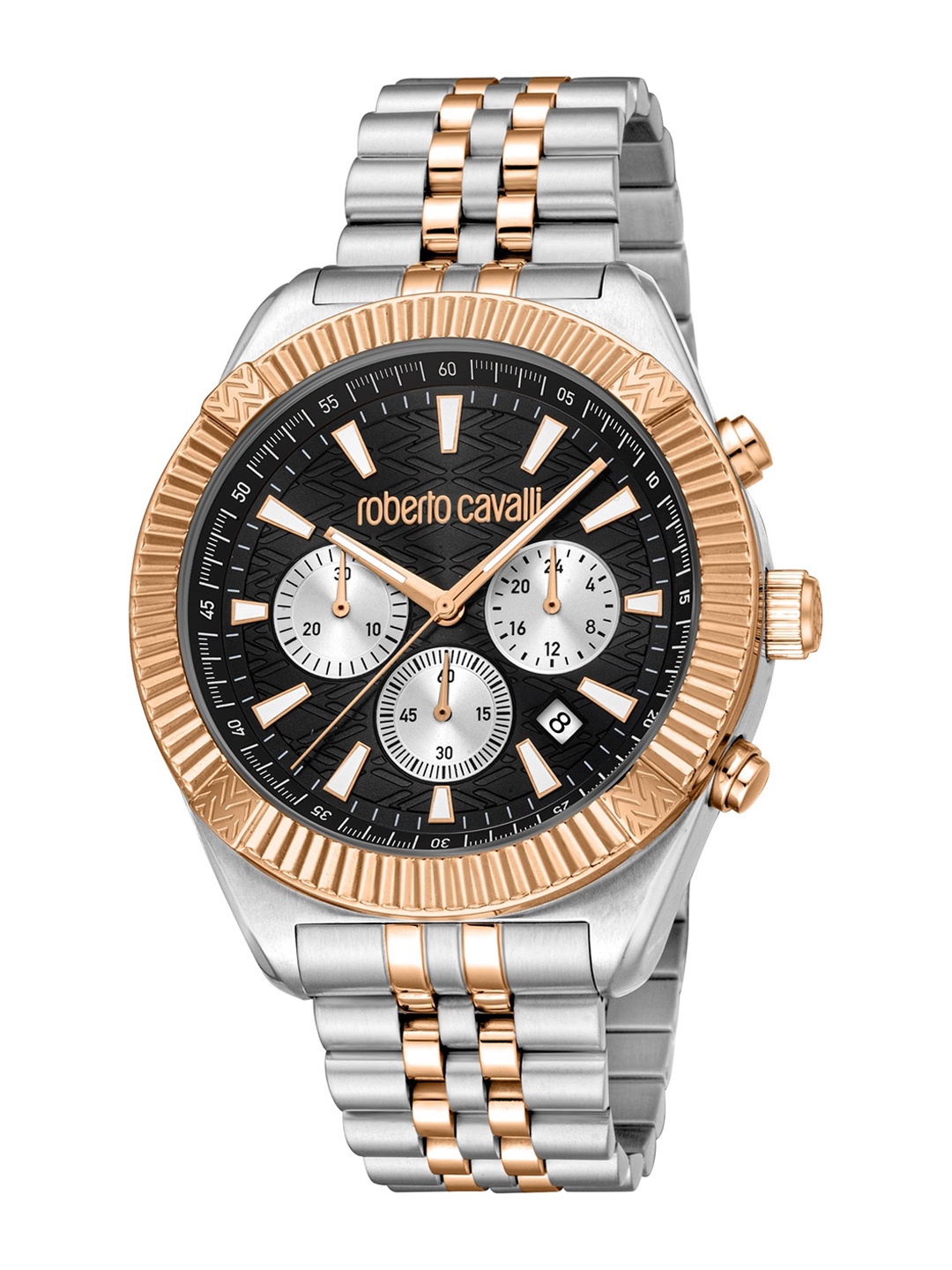 

Roberto Cavalli Men Stainless Steel Bracelet Style Straps Analogue Watch RC5G088M0085, Silver