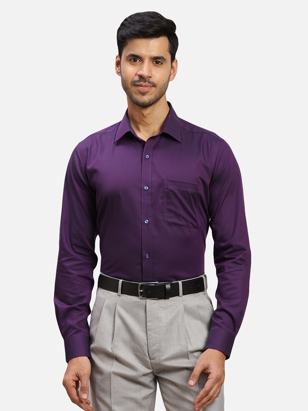 

Raymond Cotton Formal Contemporary Fit Shirt, Violet