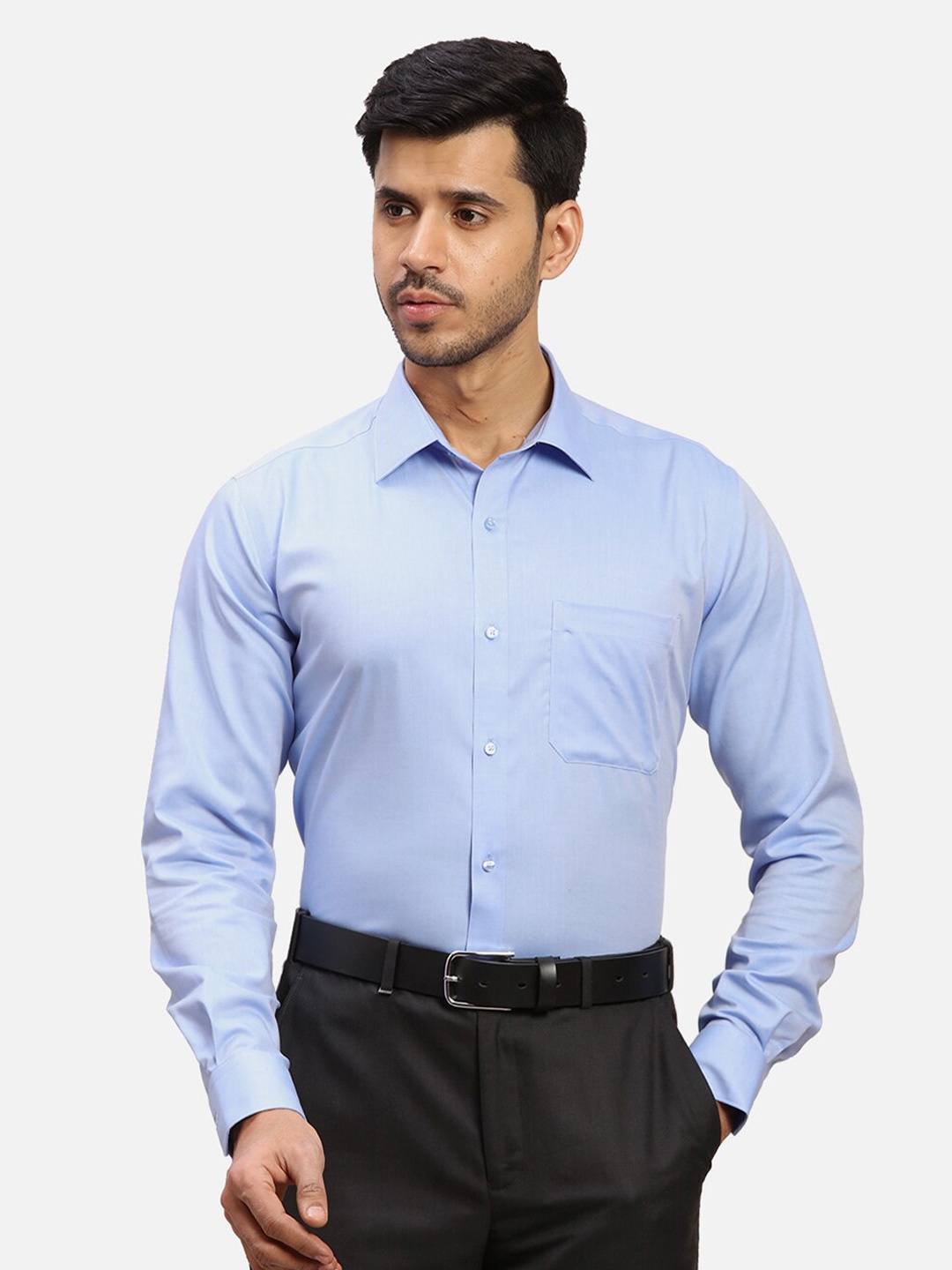 

Raymond Cotton Formal Regular Fit Shirt, Blue